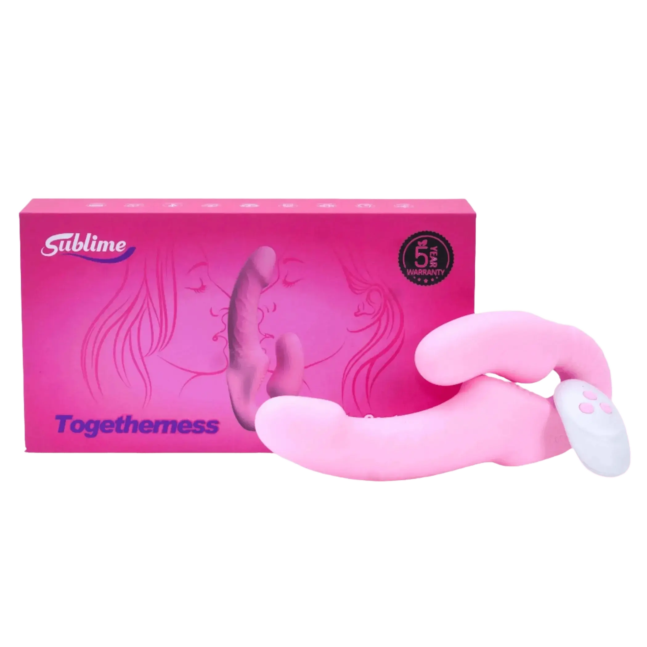 Togetherness Silicone Strapless Strap-on with Remote Control OEJ