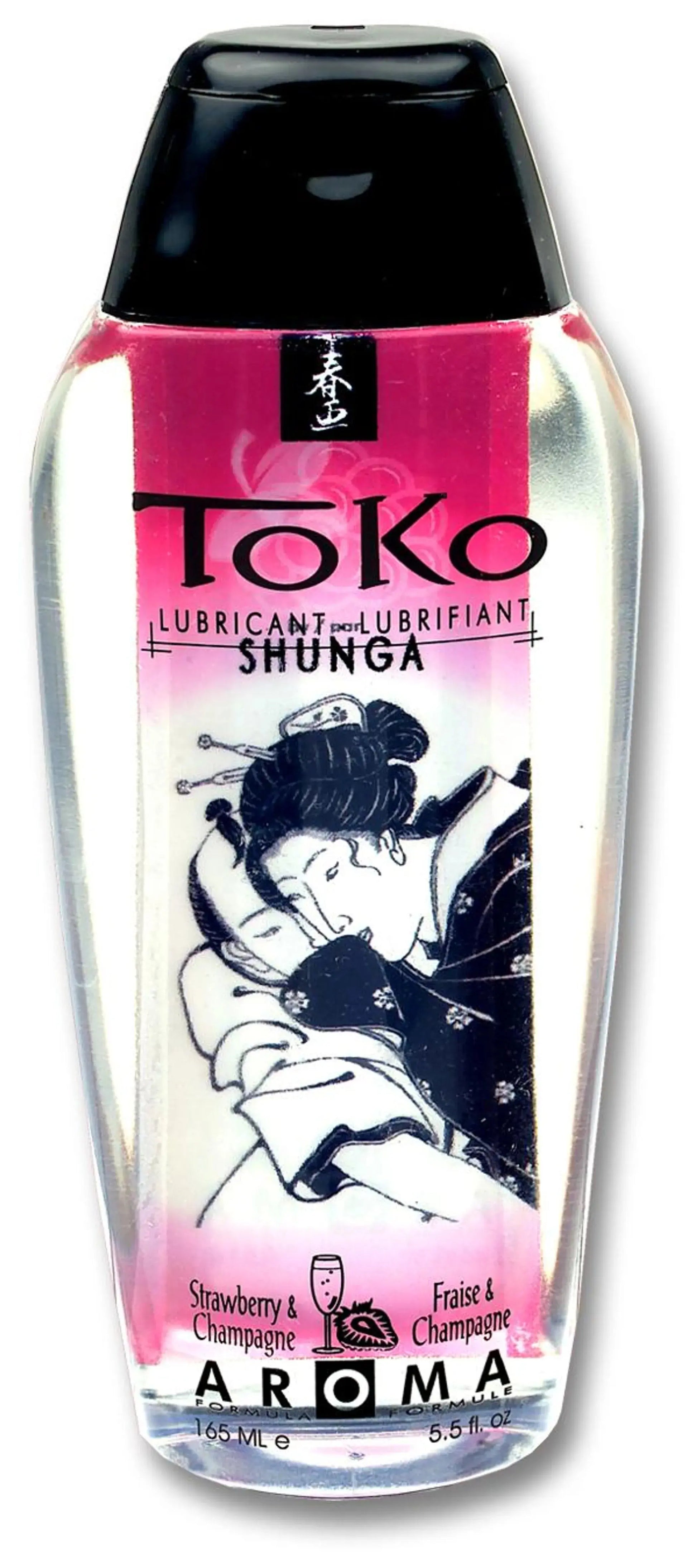 Toko Aroma Lubricant Sparkling Strawberry Wine 5.5 oz Shunga