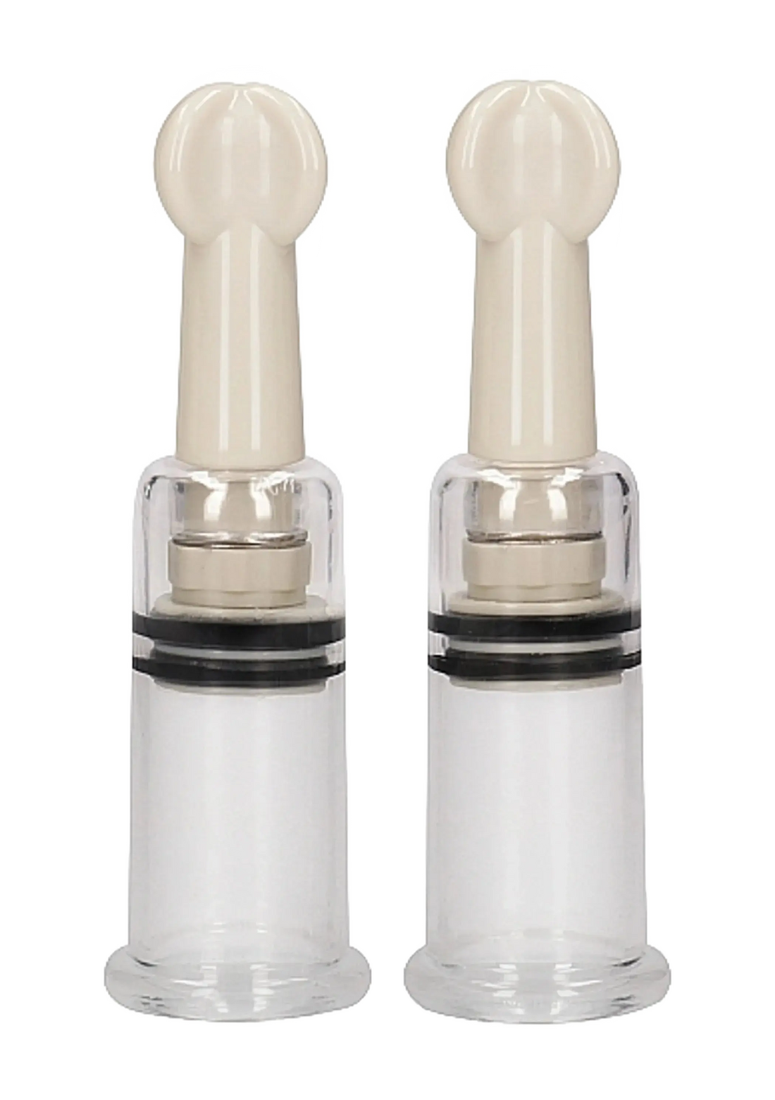 PUMPED NIPPLE SUCTION SET SMALL TRANSPARENT SHOTS AMERICA