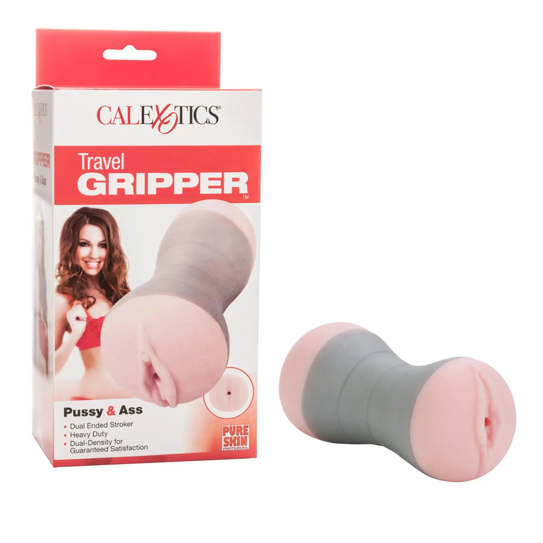 Travel Gripper Pussy and Ass Stroker California Exotic Novelties