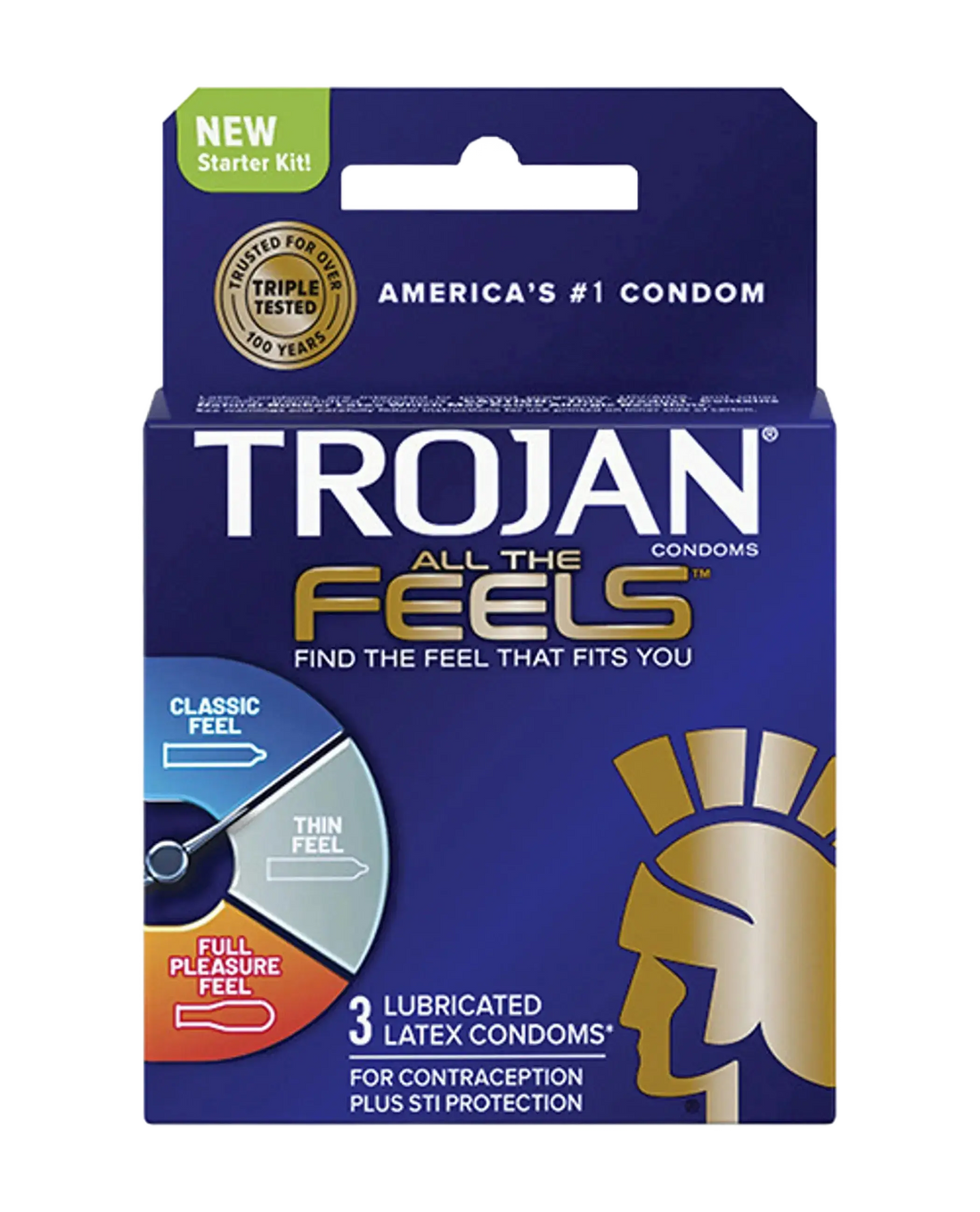 TROJAN ALL THE FEELS 3CT Paradise Products