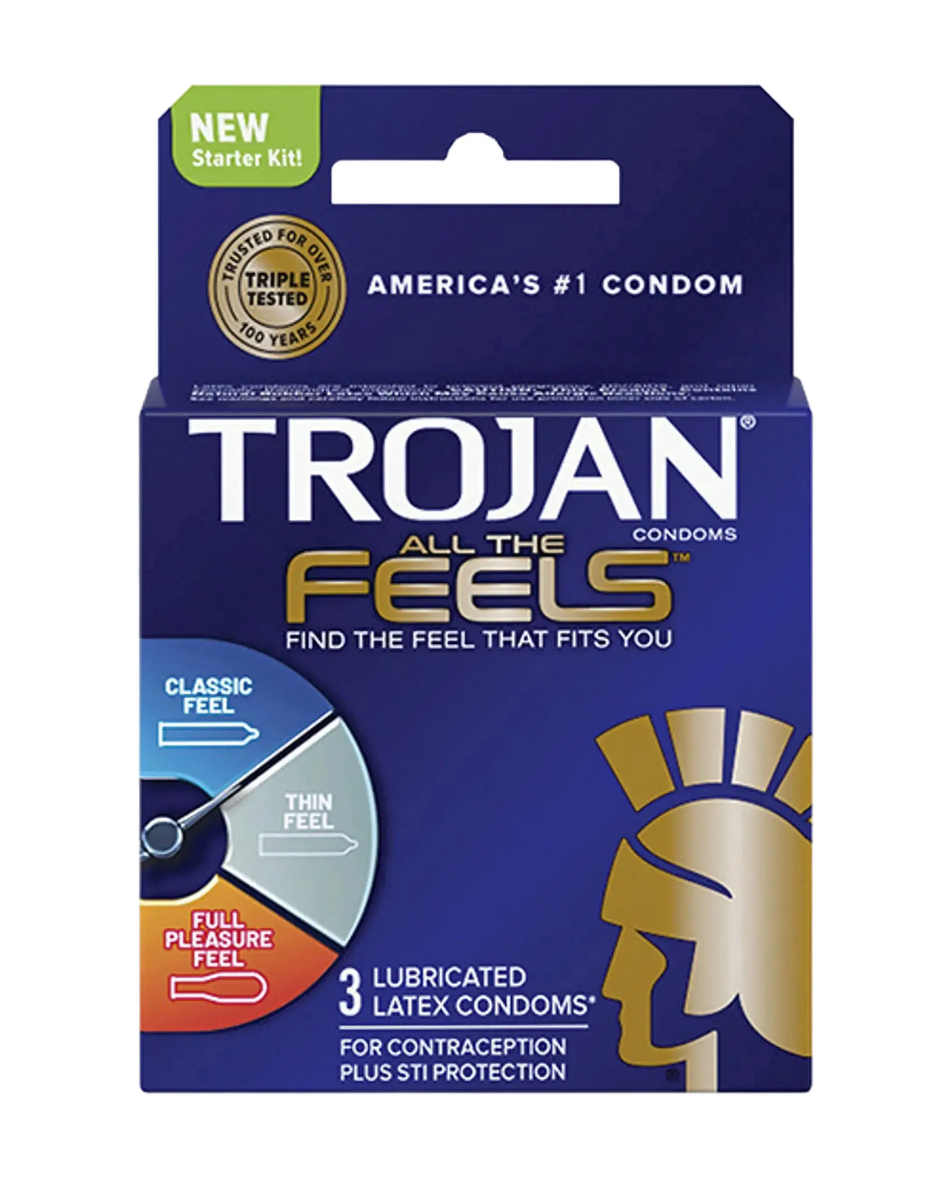 TROJAN ALL THE FEELS 3CT Paradise Products