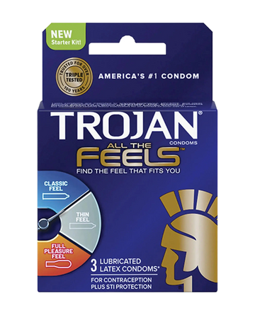 TROJAN ALL THE FEELS 3CT Paradise Products