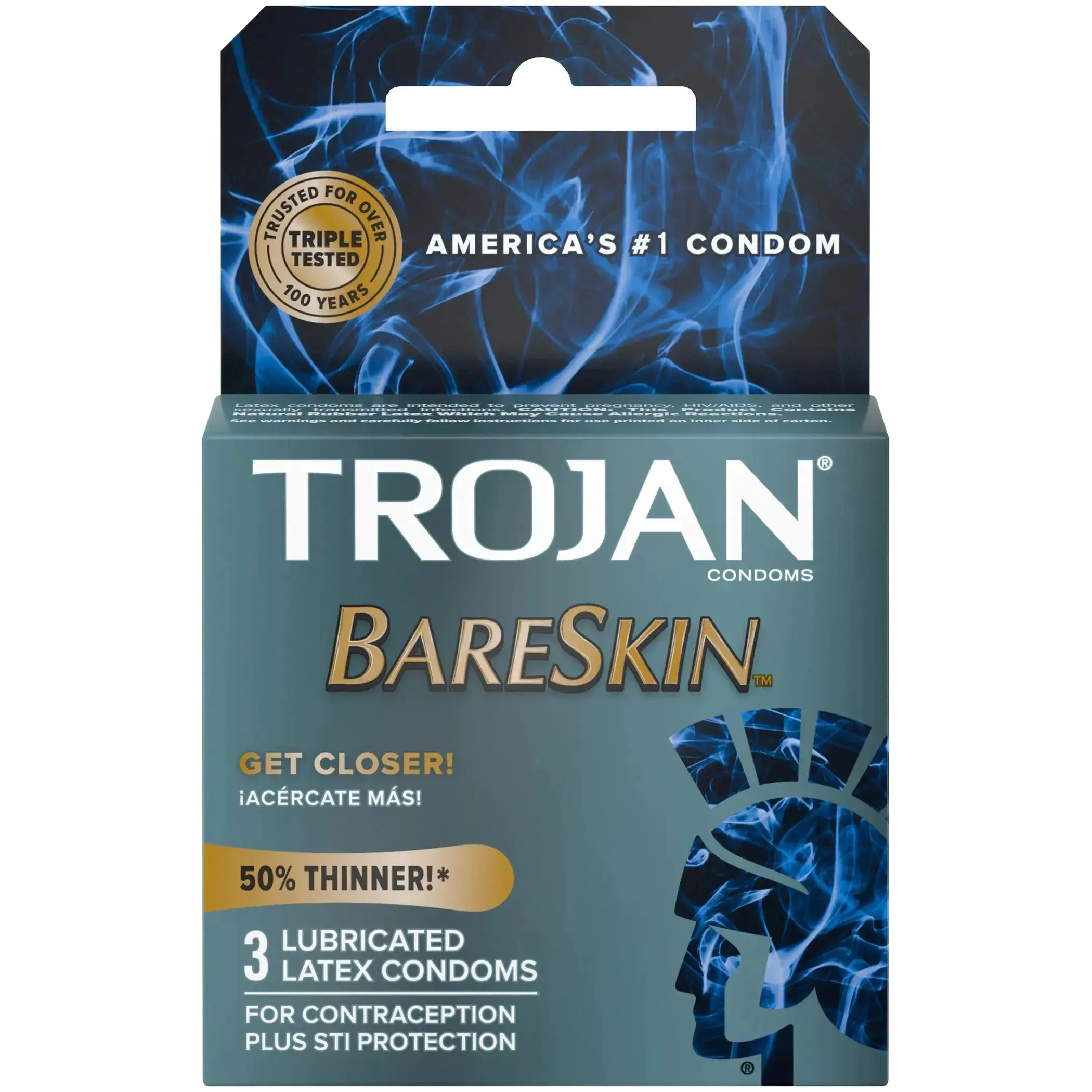 TROJAN BARESKIN RAW 3CT Paradise Products