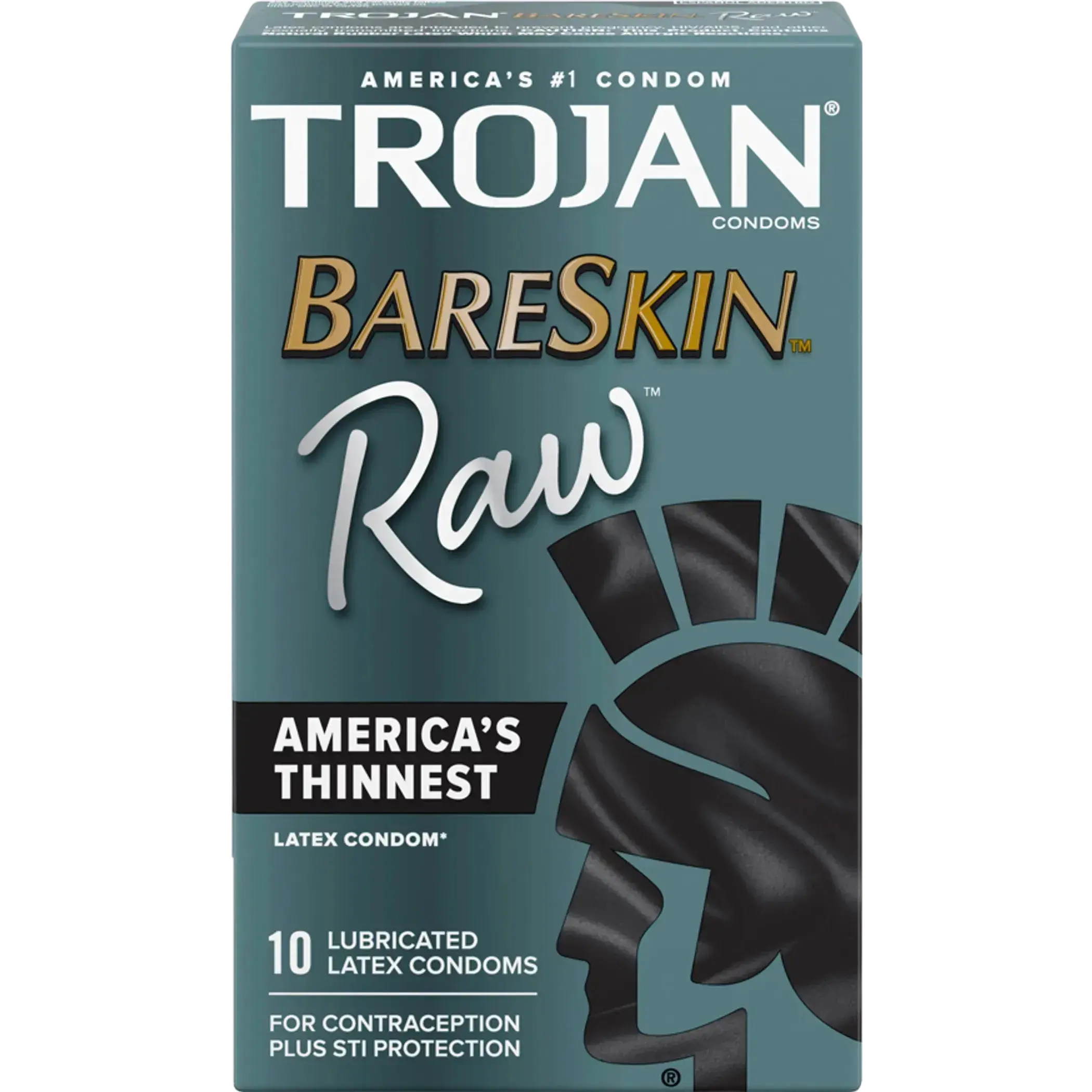 TROJAN BARESKIN RAW 10CT Paradise Products