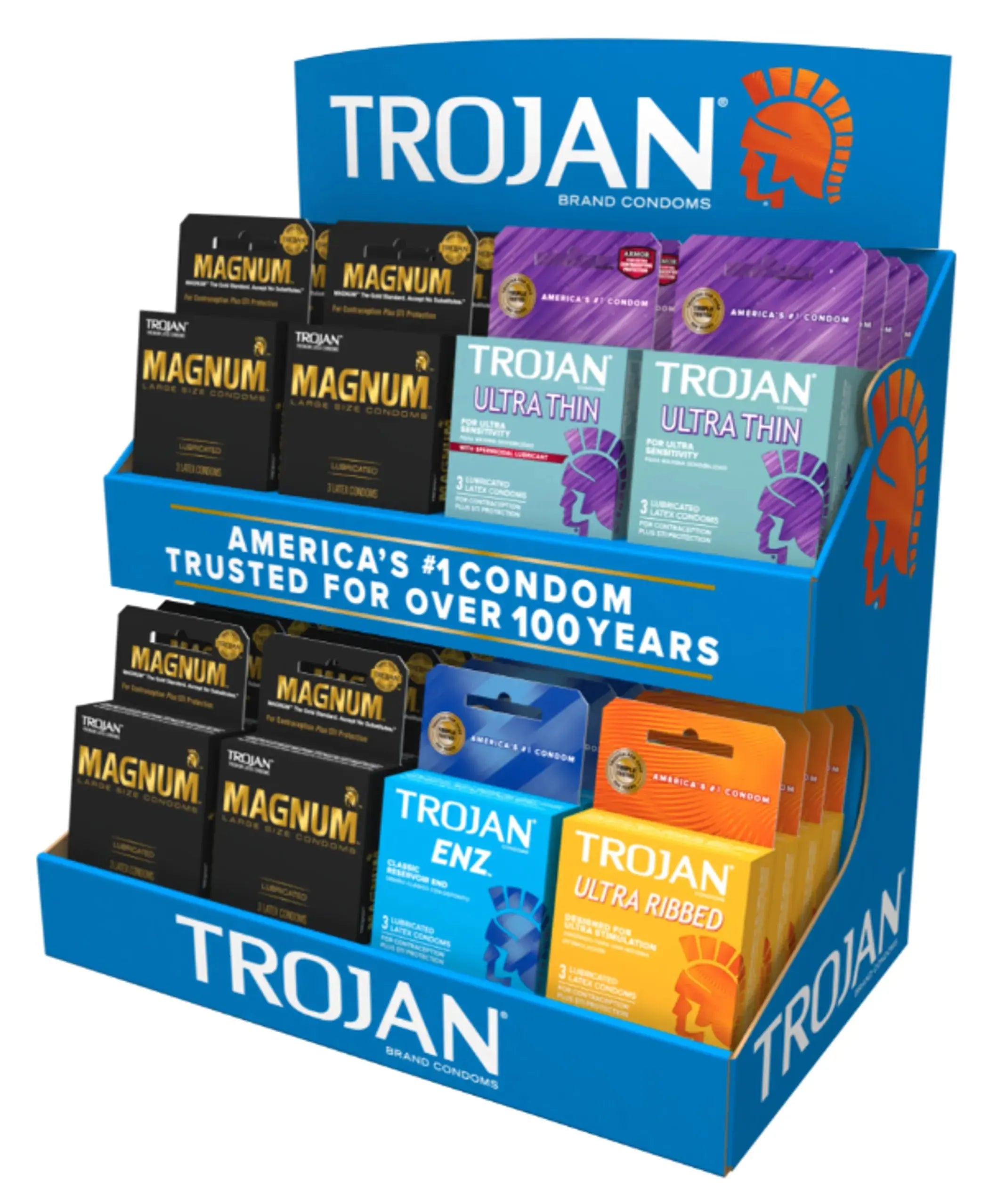 Trojan Display Counter Unit 32 Count Paradise Products