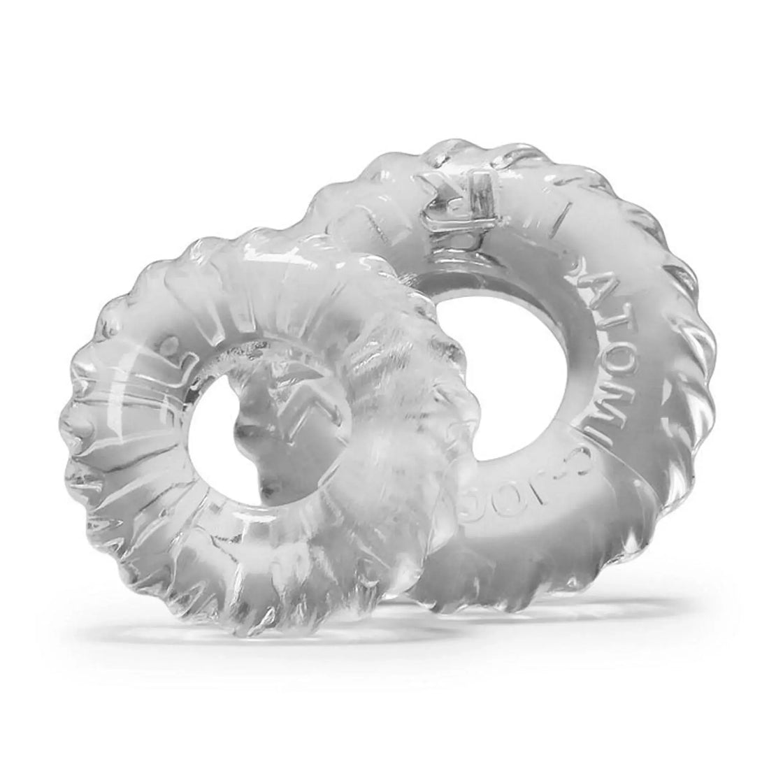 Truckt 2-Piece Clear Cock Ring Set OXBALLS