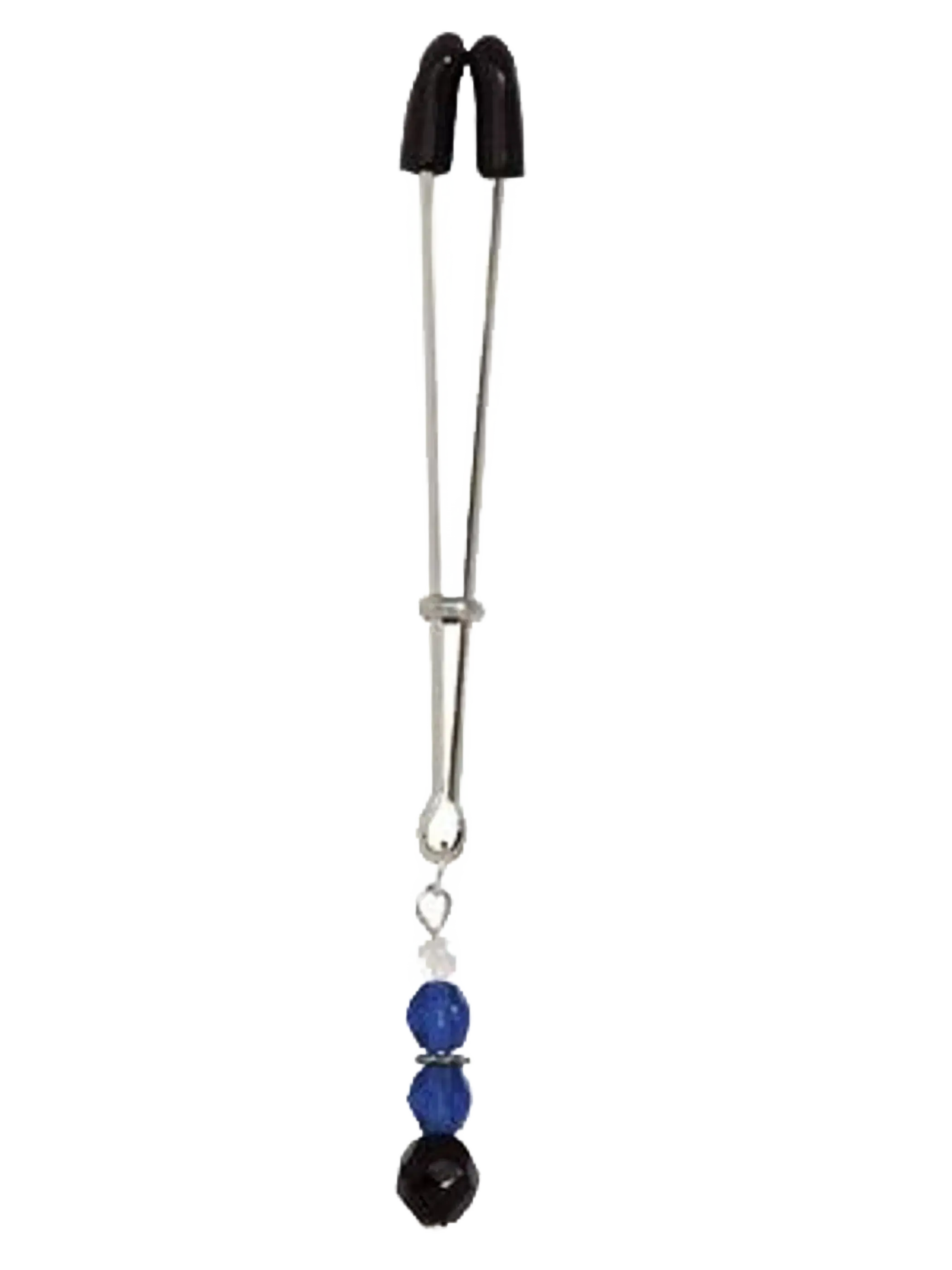 TWEEZER CLIT CLAMP W/BLUE BEADS Spartacus