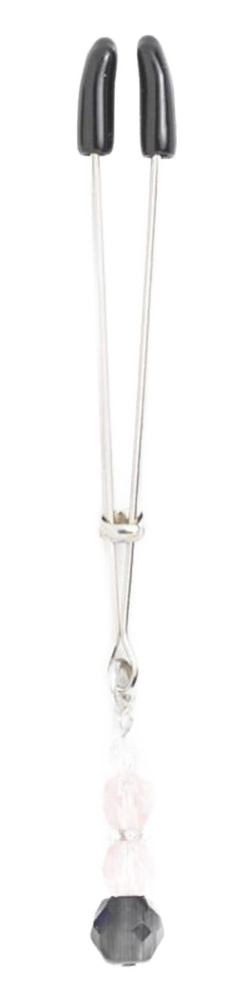 TWEEZER CLIT CLAMP W/PINK BEADS Spartacus