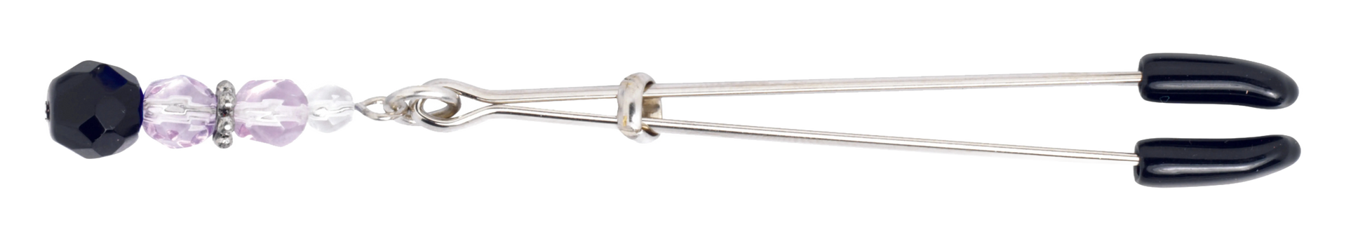 TWEEZER CLIT CLAMP W/PURPLE BEADS Spartacus