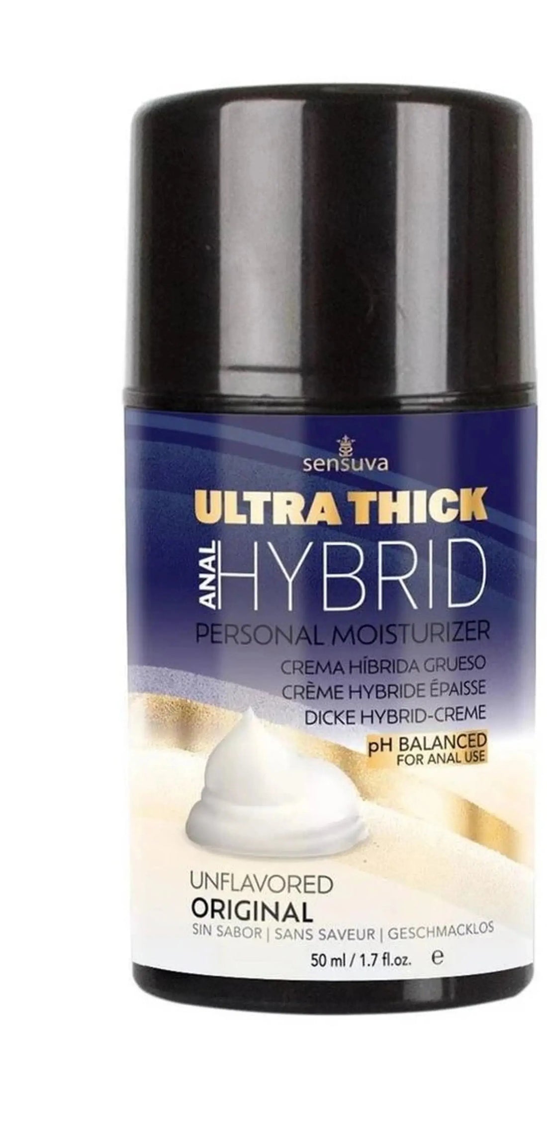 Ultra Thick Hybrid Personal Moisturizer 1.7 Fl Oz Original Unflavored Sensuva