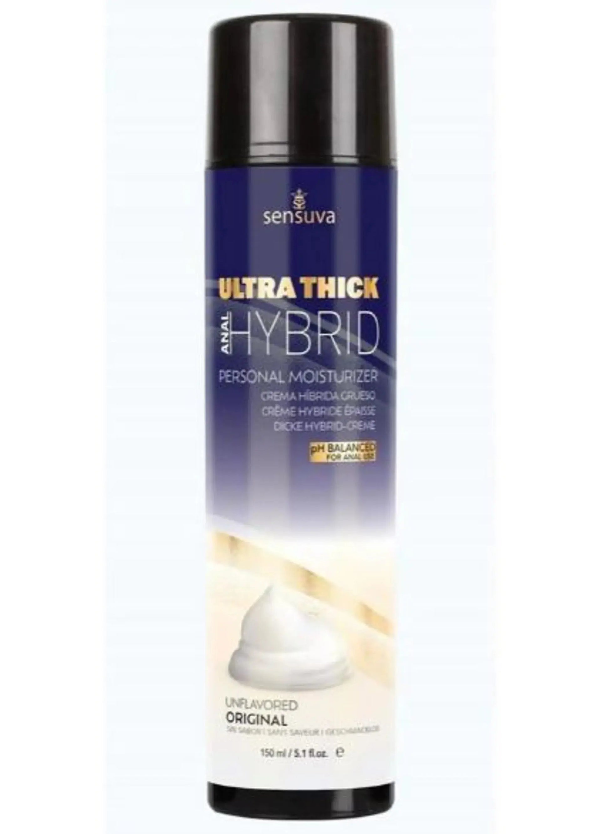 Ultra Thick Hybrid Personal Moisturizer 5.1 Fl Oz Original Unflavored Sensuva
