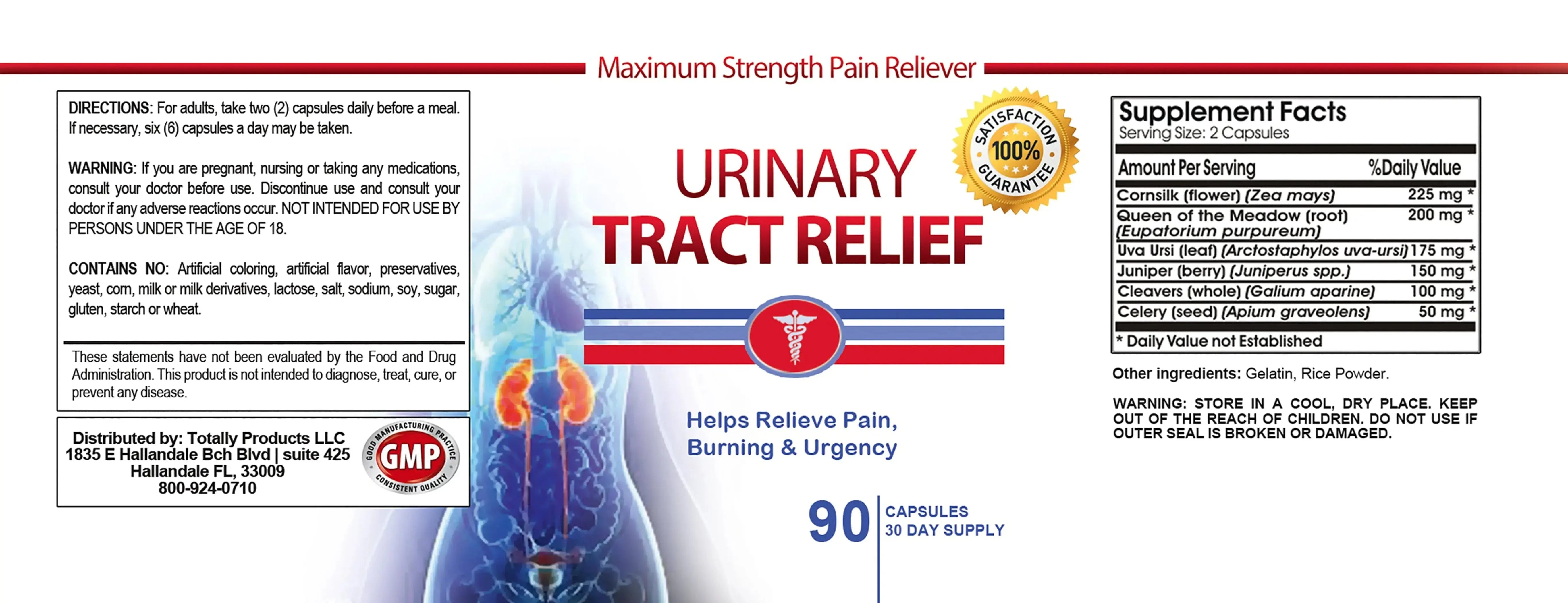 Urinary Tract Relief Capsules Totally Products