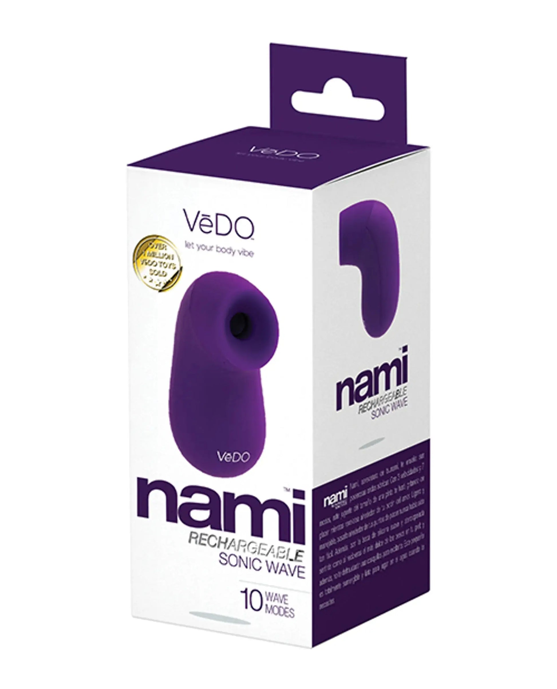 VEDO NAMI SONIC VIBE PURPLE RECHARGEABLE Vedo