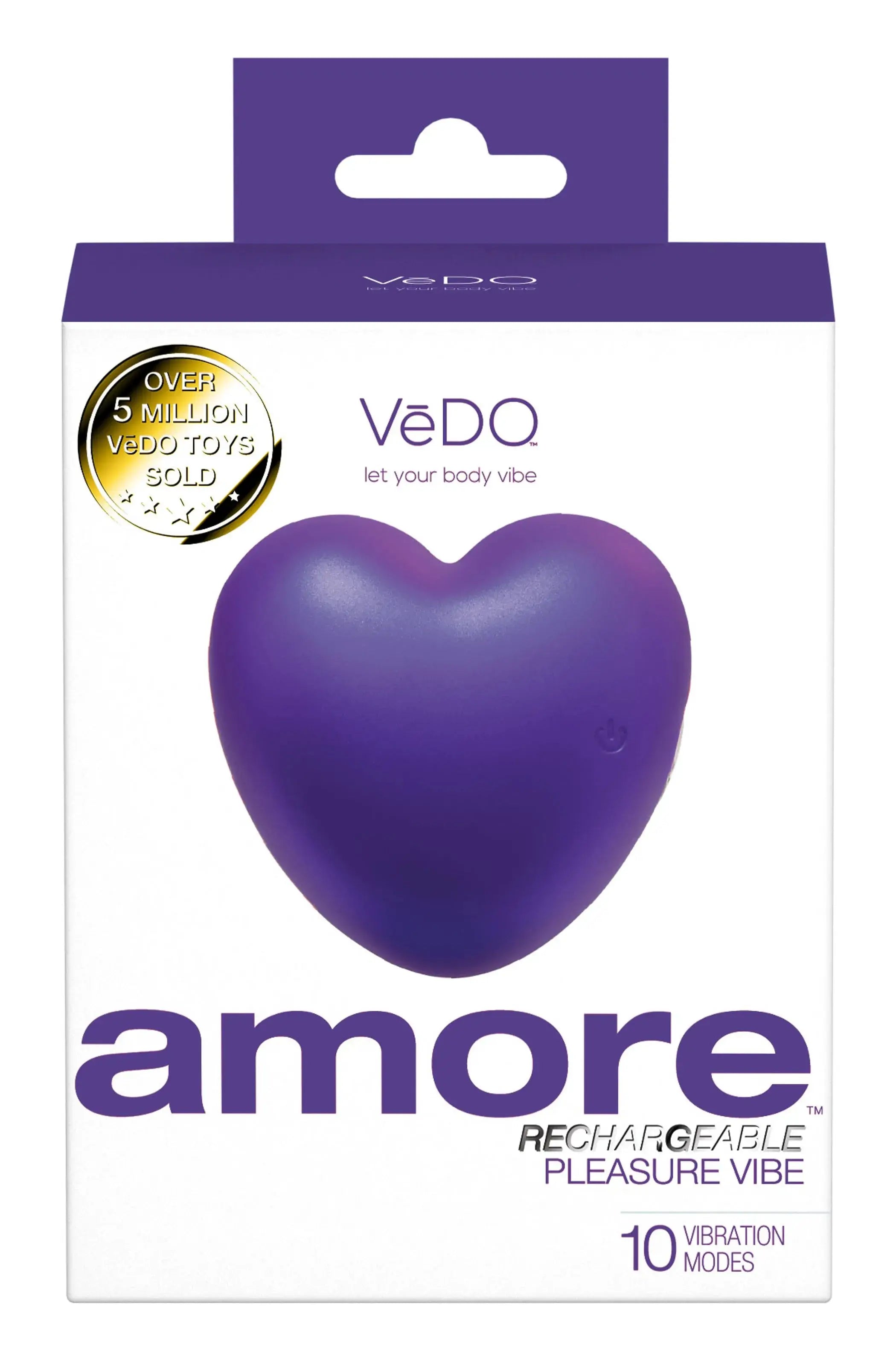 Vedo Amore Rechargeable Vibe Purple Vedo