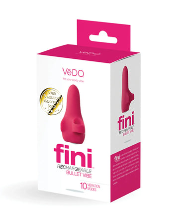 Vedo Fini Rechargeable Bullet Vibrator Pink Vedo