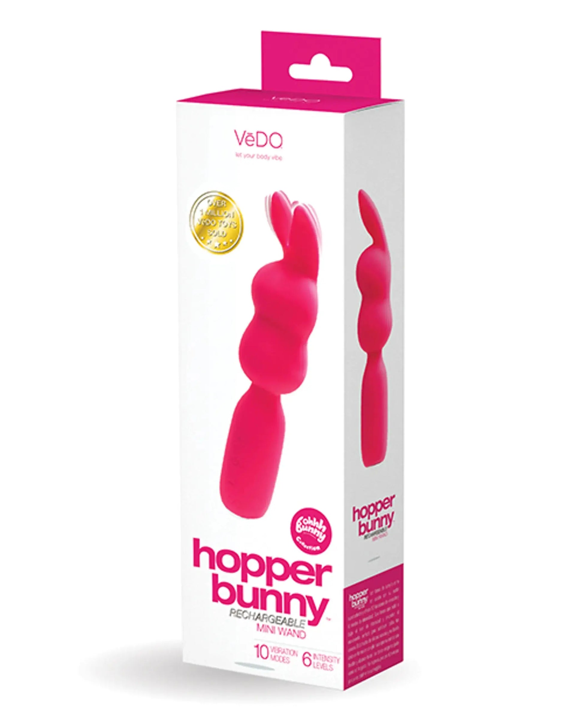 Vedo Hopper Rechargeable Mini Vibe Pretty in Pink Vedo