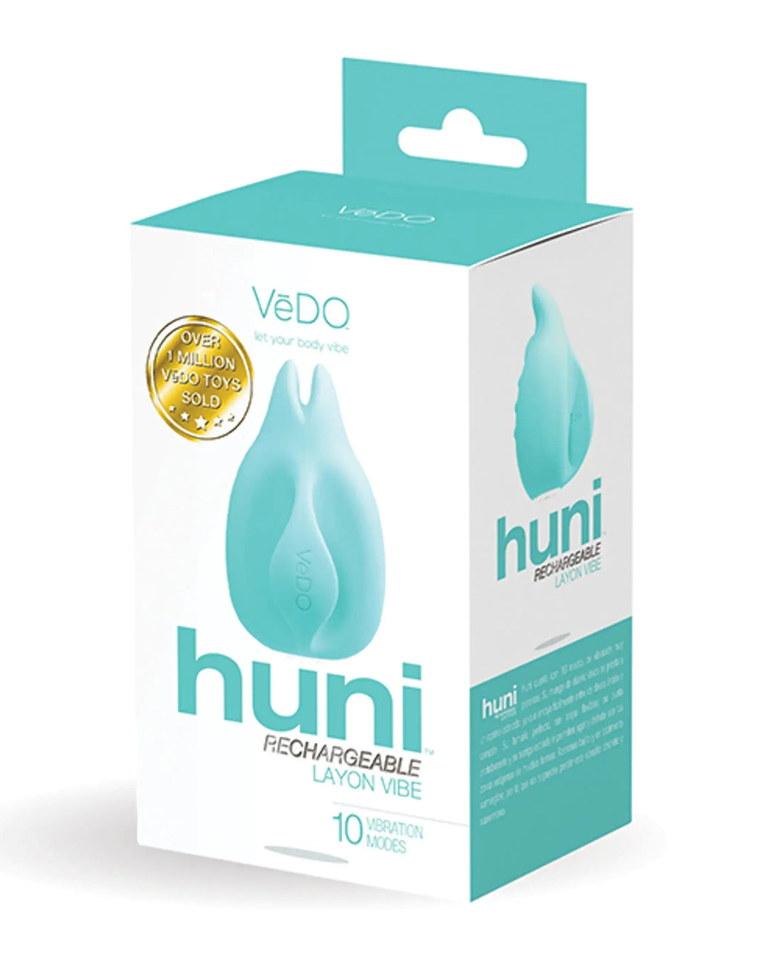 Vedo Huni Rechargeable Finger Vibe Turquoise Vedo