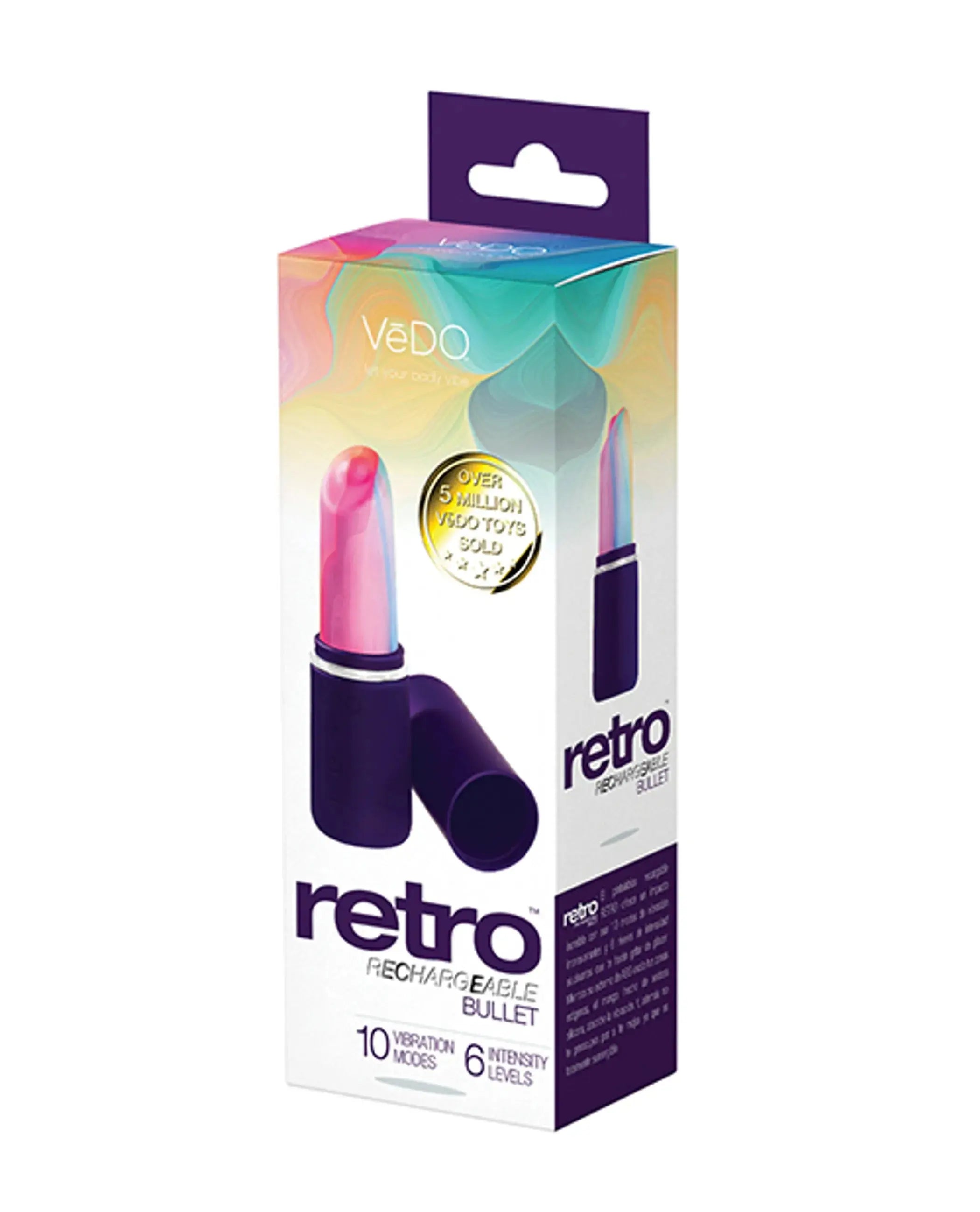 Vedo Retro Rechargeable Bullet Purple Vedo