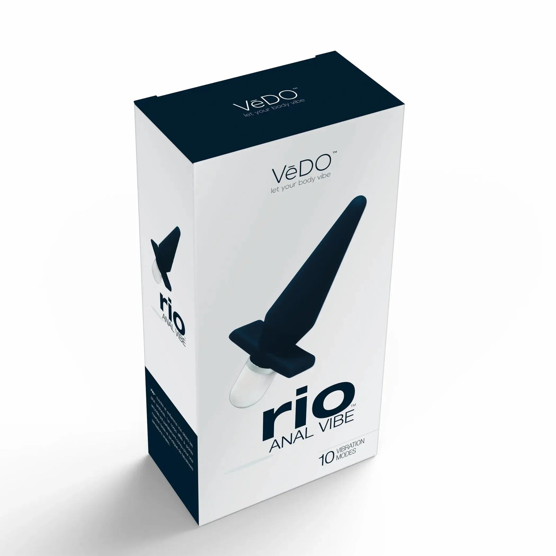Vedo Rio Anal Vibe Just Black Vedo