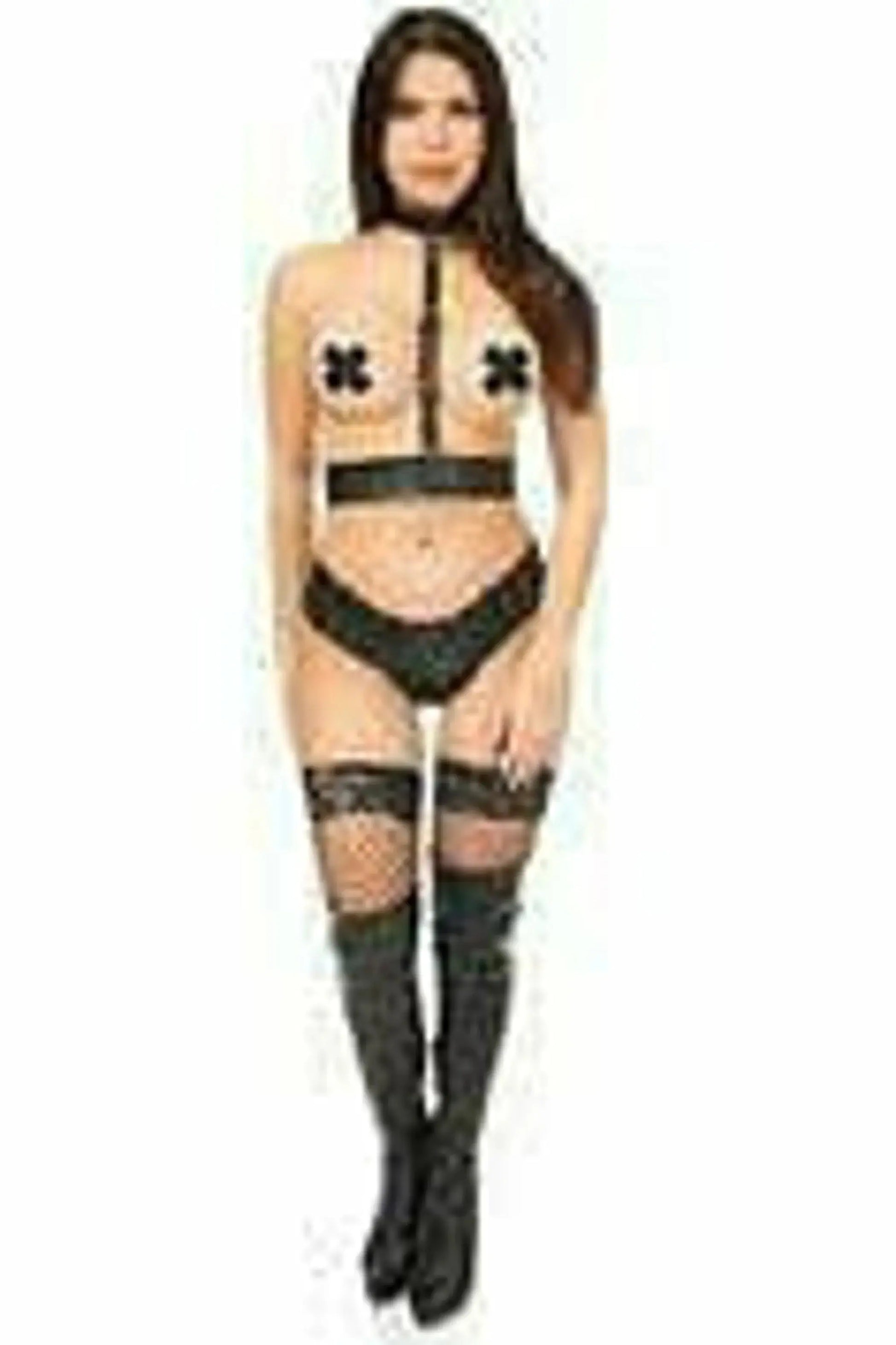 Vegan Leather Body Harness Daisy Corsets