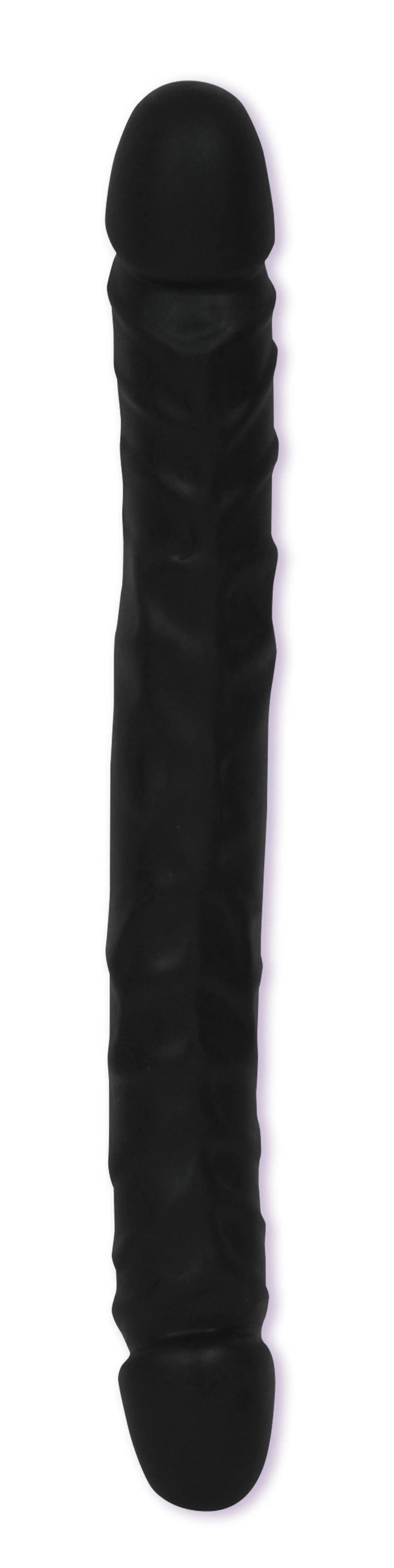 Veined Double Header Black 18 Inch Doc Johnson Novelties
