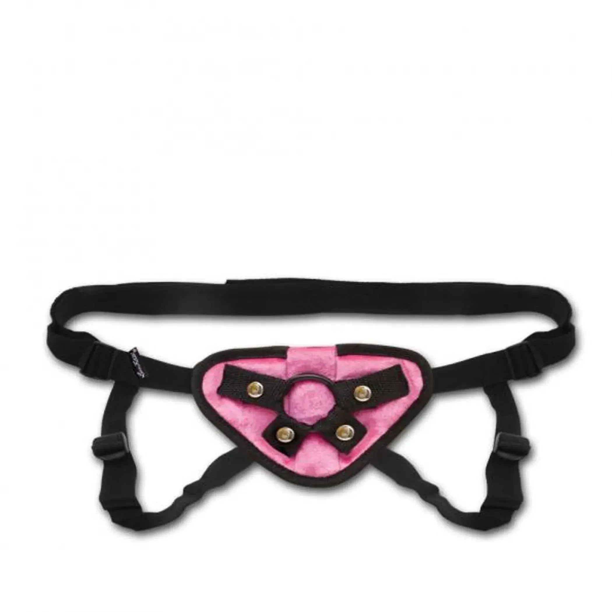 Velvet Knit Strap-On Harness Pink Electric / Hustler Lingerie