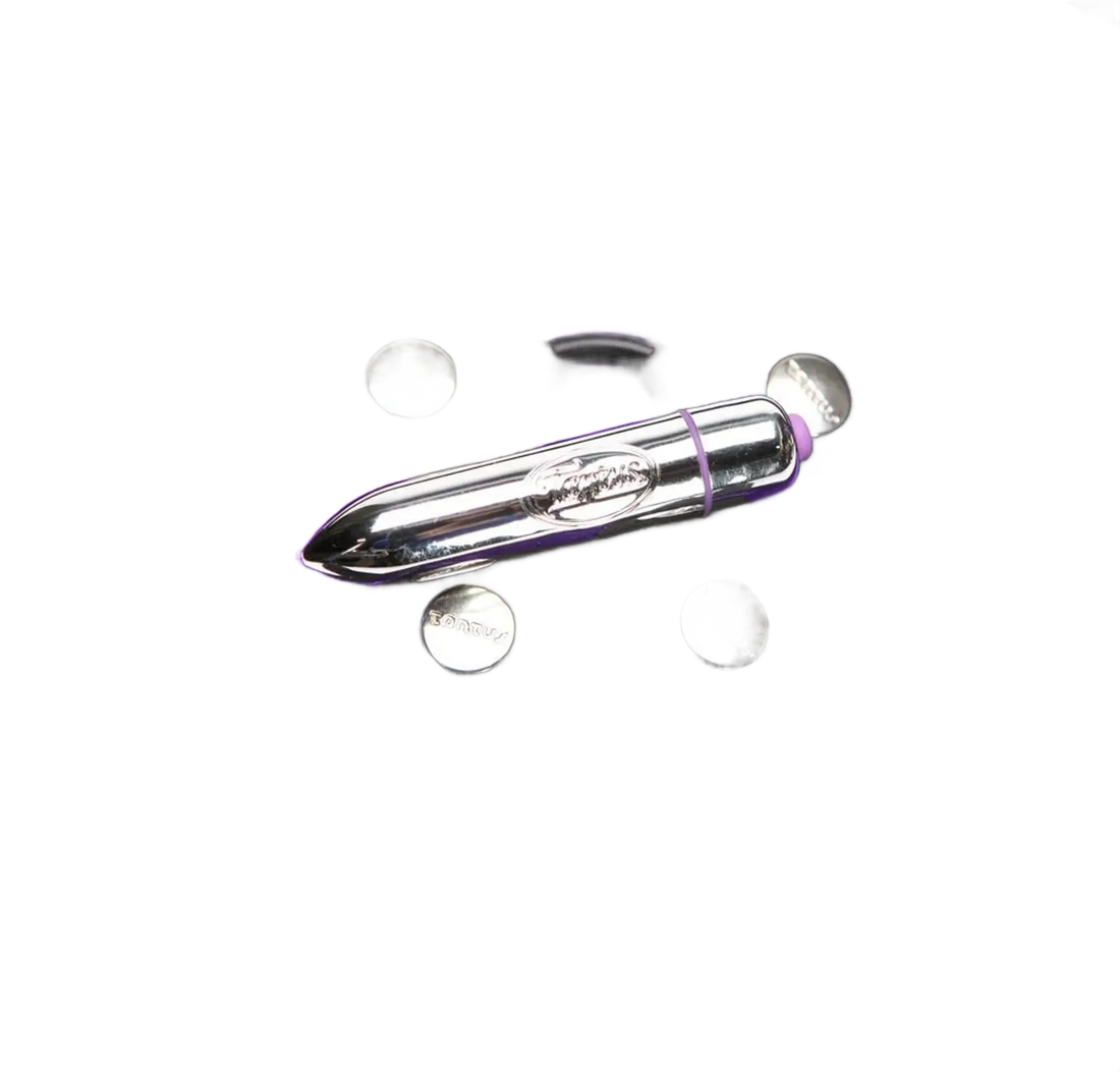 VELVET VIBRATING HARNESS PURPLE Tantus