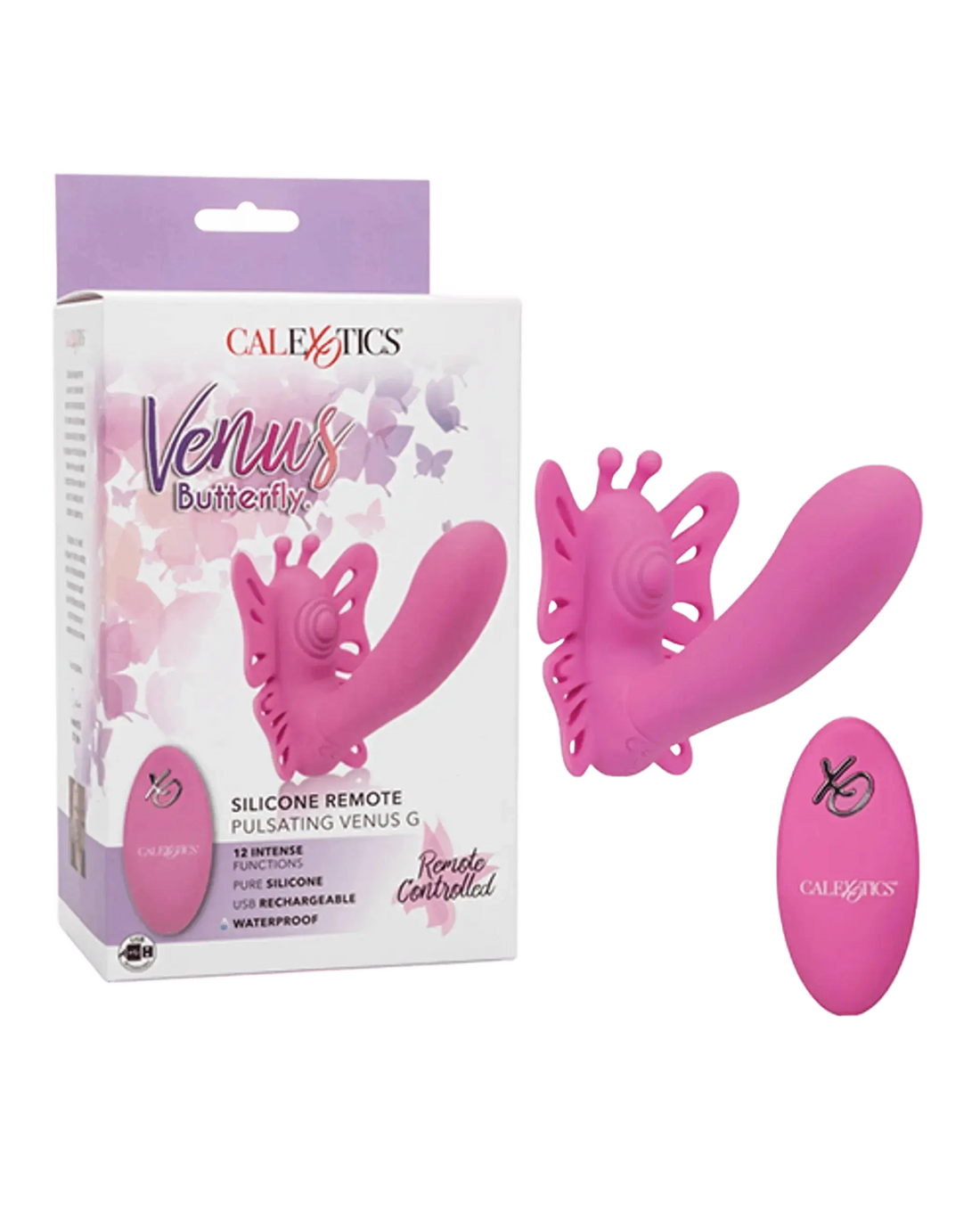 VENUS BUTTERFLY SILICONE REMOTE PULSATING VENUS G California Exotic Novelties