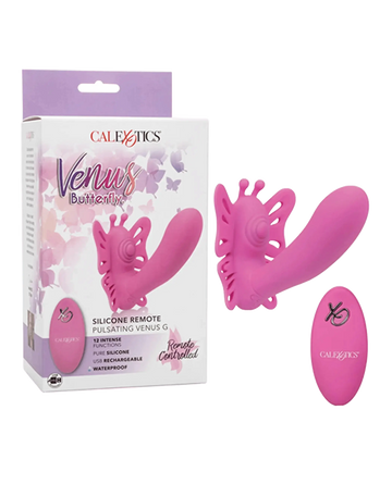 VENUS BUTTERFLY SILICONE REMOTE PULSATING VENUS G California Exotic Novelties