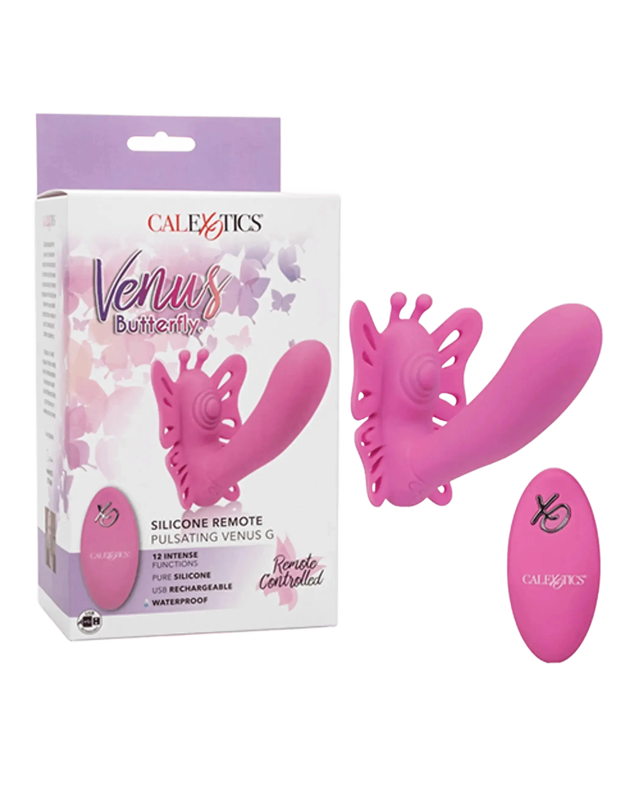 VENUS BUTTERFLY SILICONE REMOTE PULSATING VENUS G California Exotic Novelties