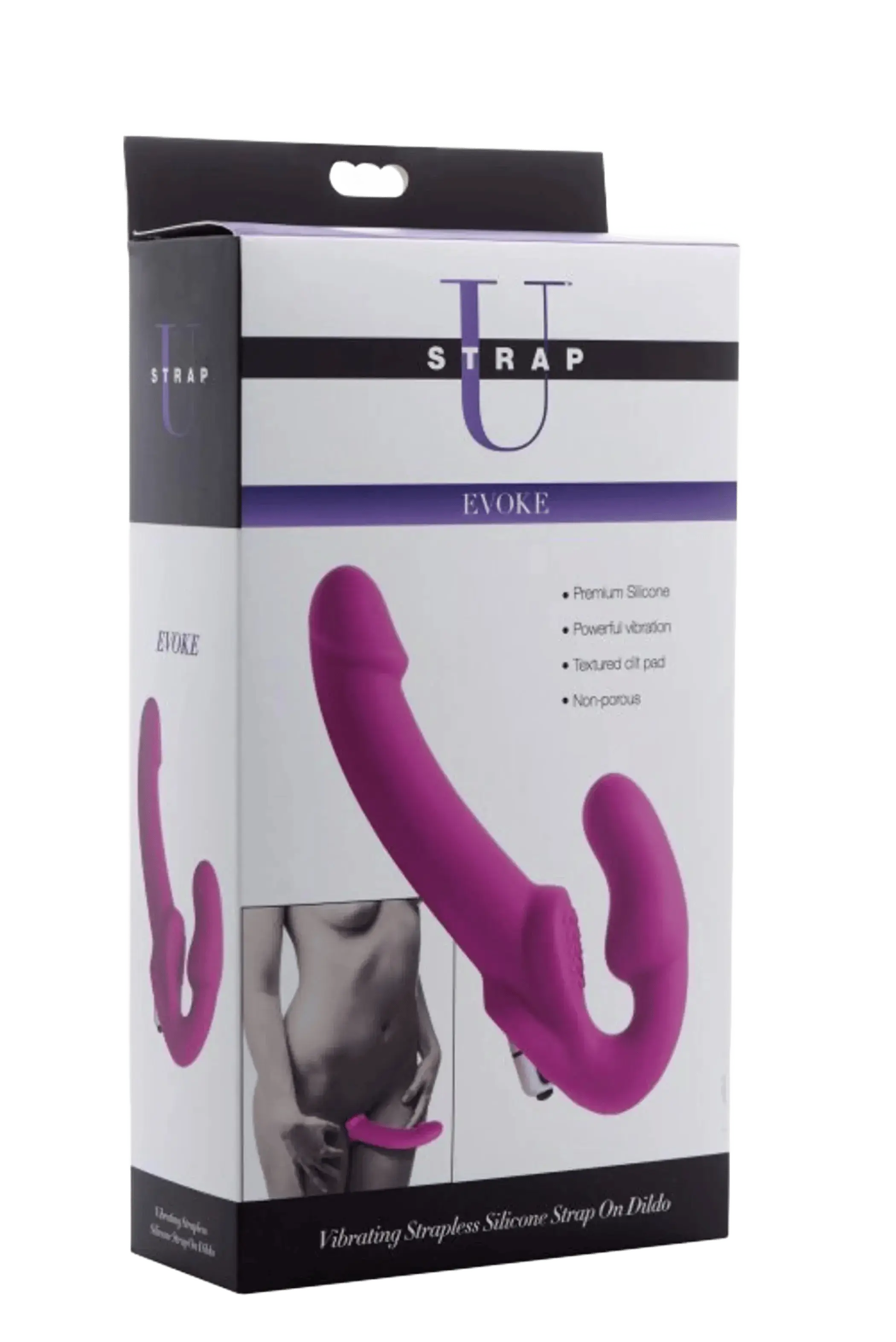 STRAP U VIBRATING STRAPLESS SILICONE STRAP ON DILDO XR Brands