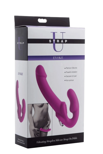 STRAP U VIBRATING STRAPLESS SILICONE STRAP ON DILDO XR Brands