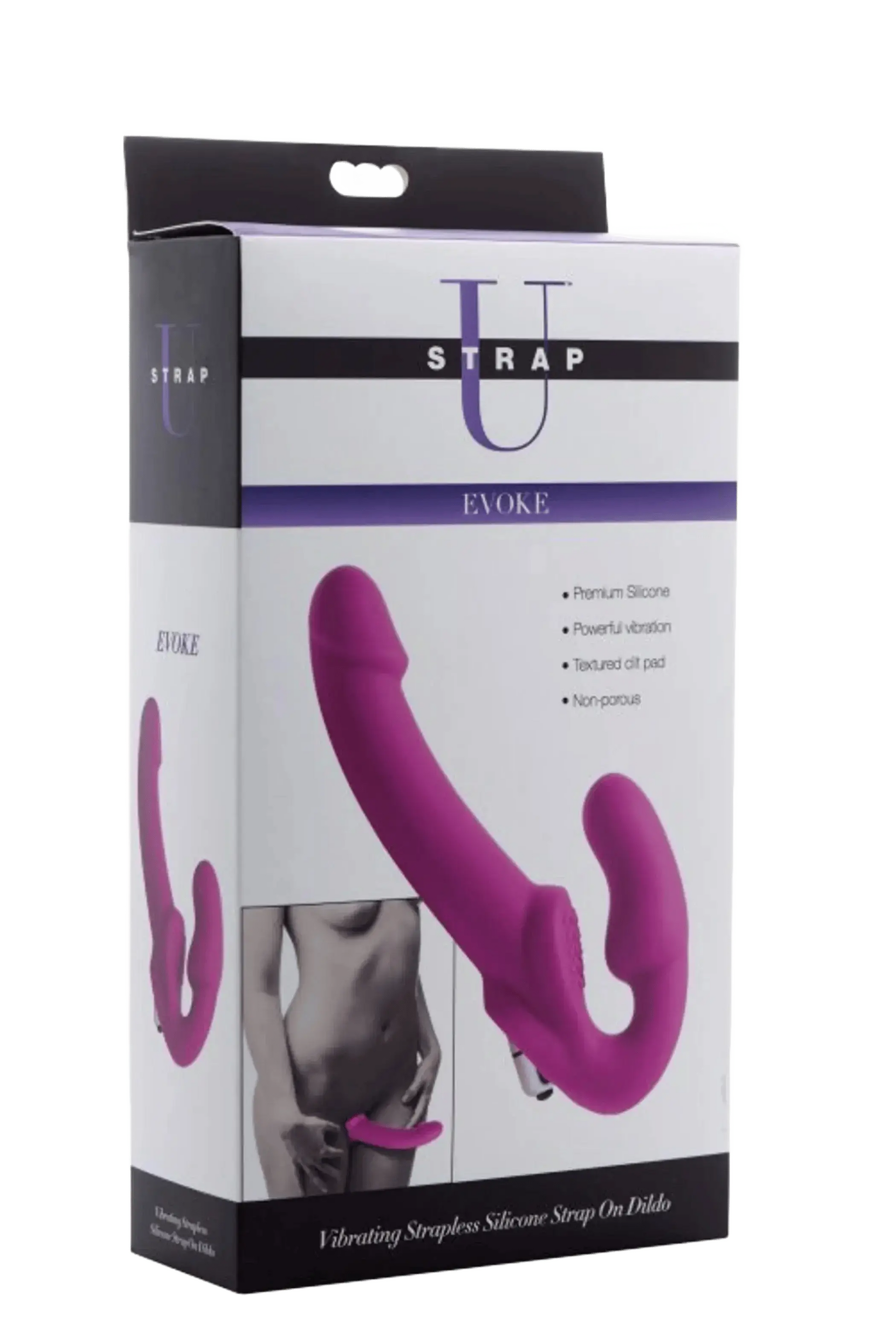 STRAP U VIBRATING STRAPLESS SILICONE STRAP ON DILDO XR Brands