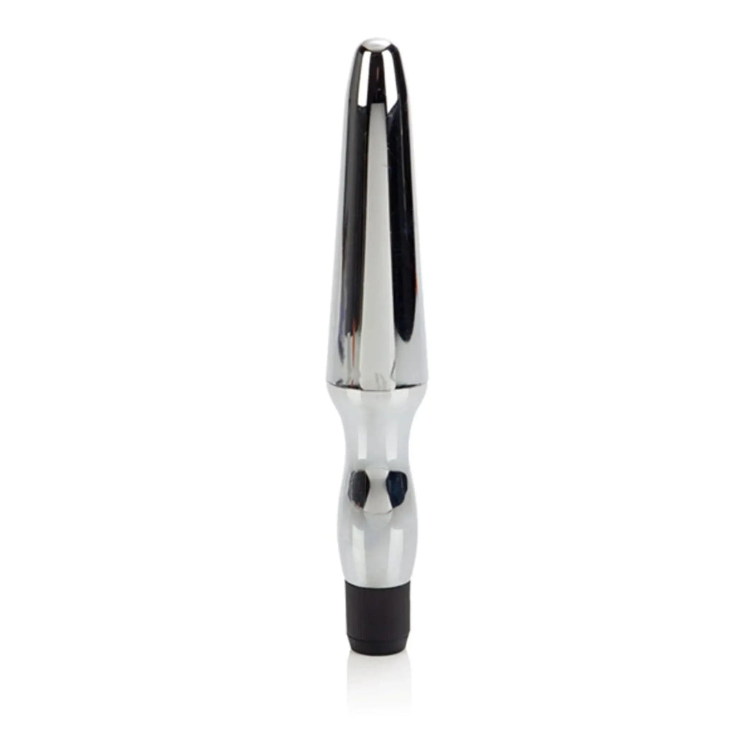 Vibrating Waterproof Anal Probe Silver California Exotic Novelties
