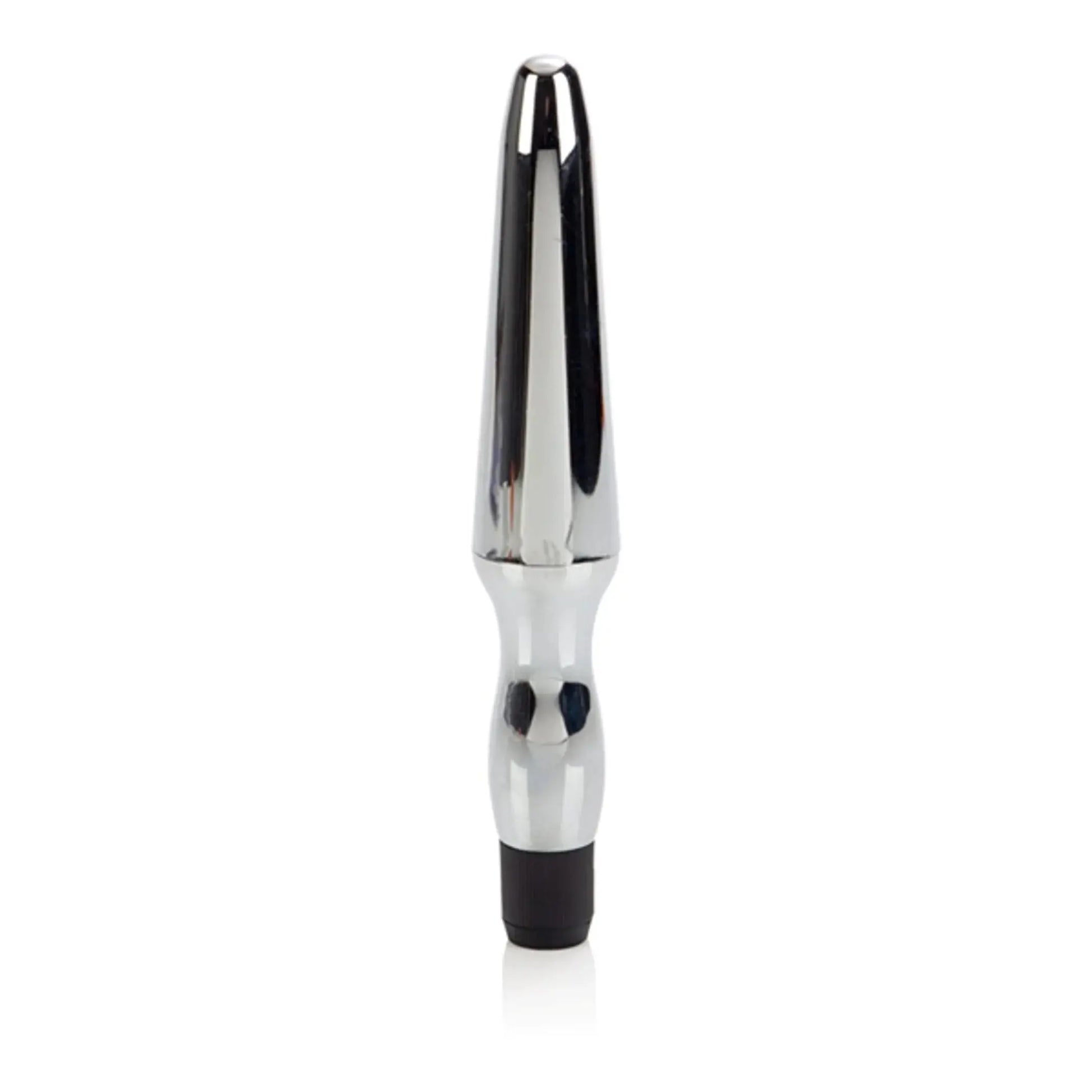 Vibrating Waterproof Anal Probe Silver California Exotic Novelties