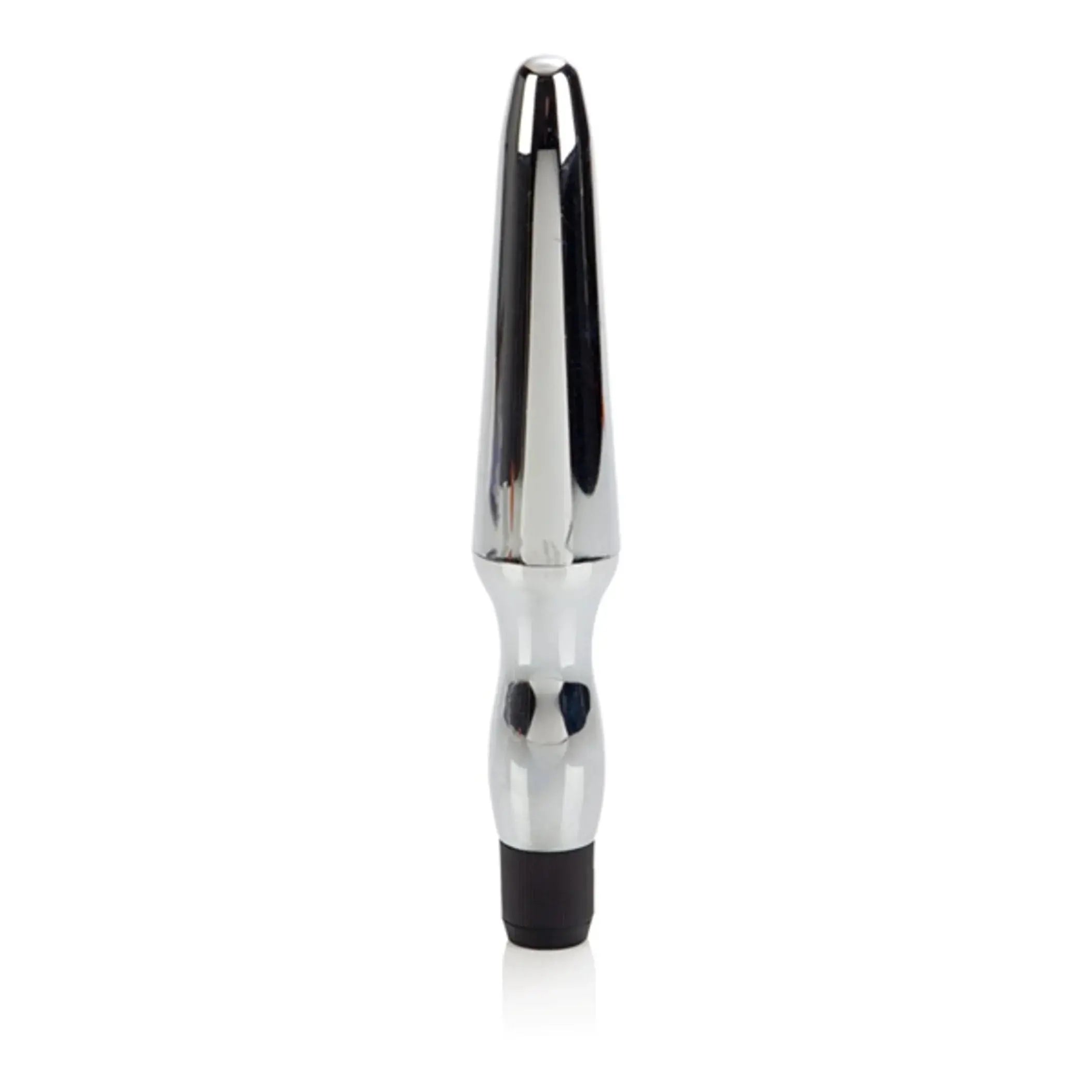 Vibrating Waterproof Anal Probe Silver California Exotic Novelties