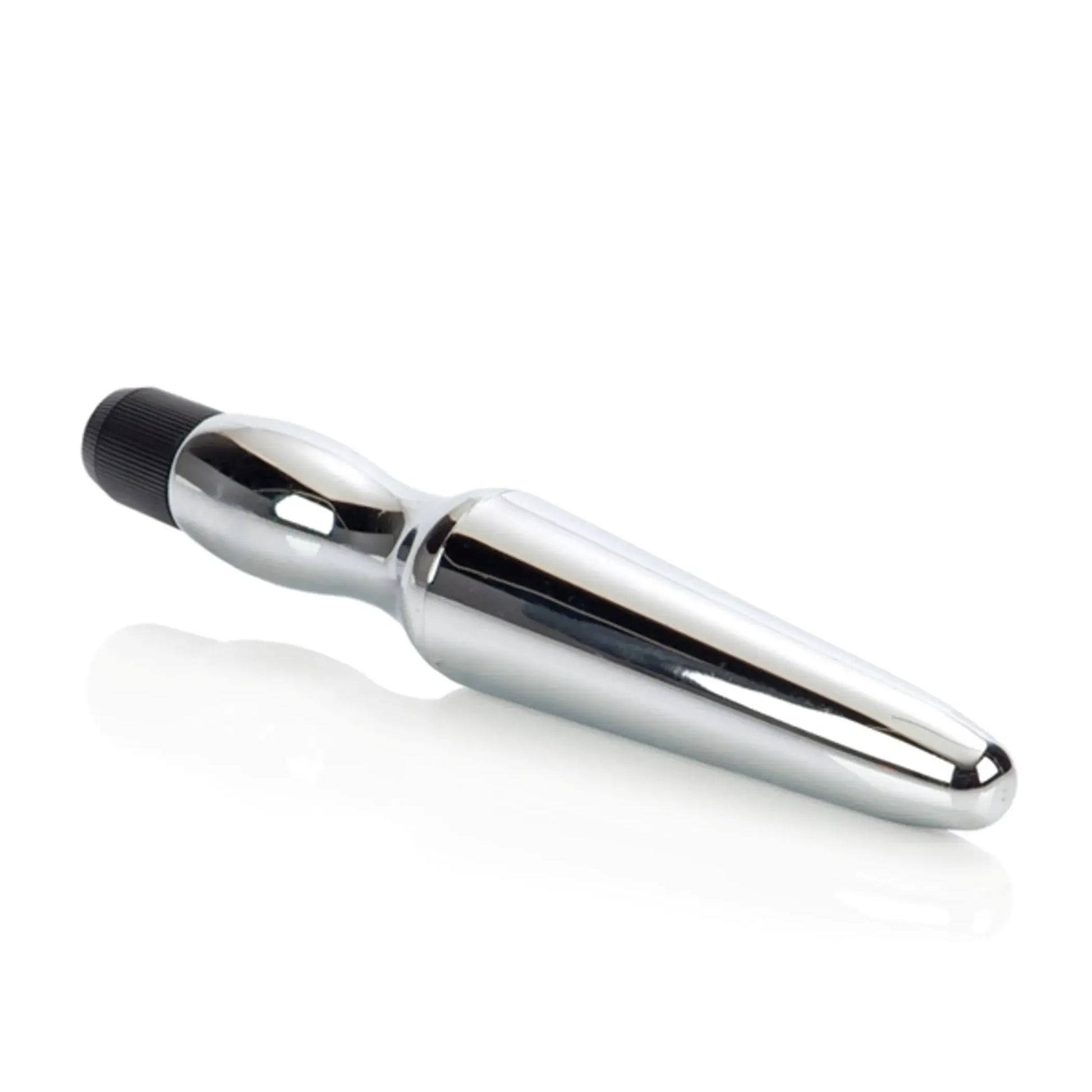 Vibrating Waterproof Anal Probe Silver California Exotic Novelties