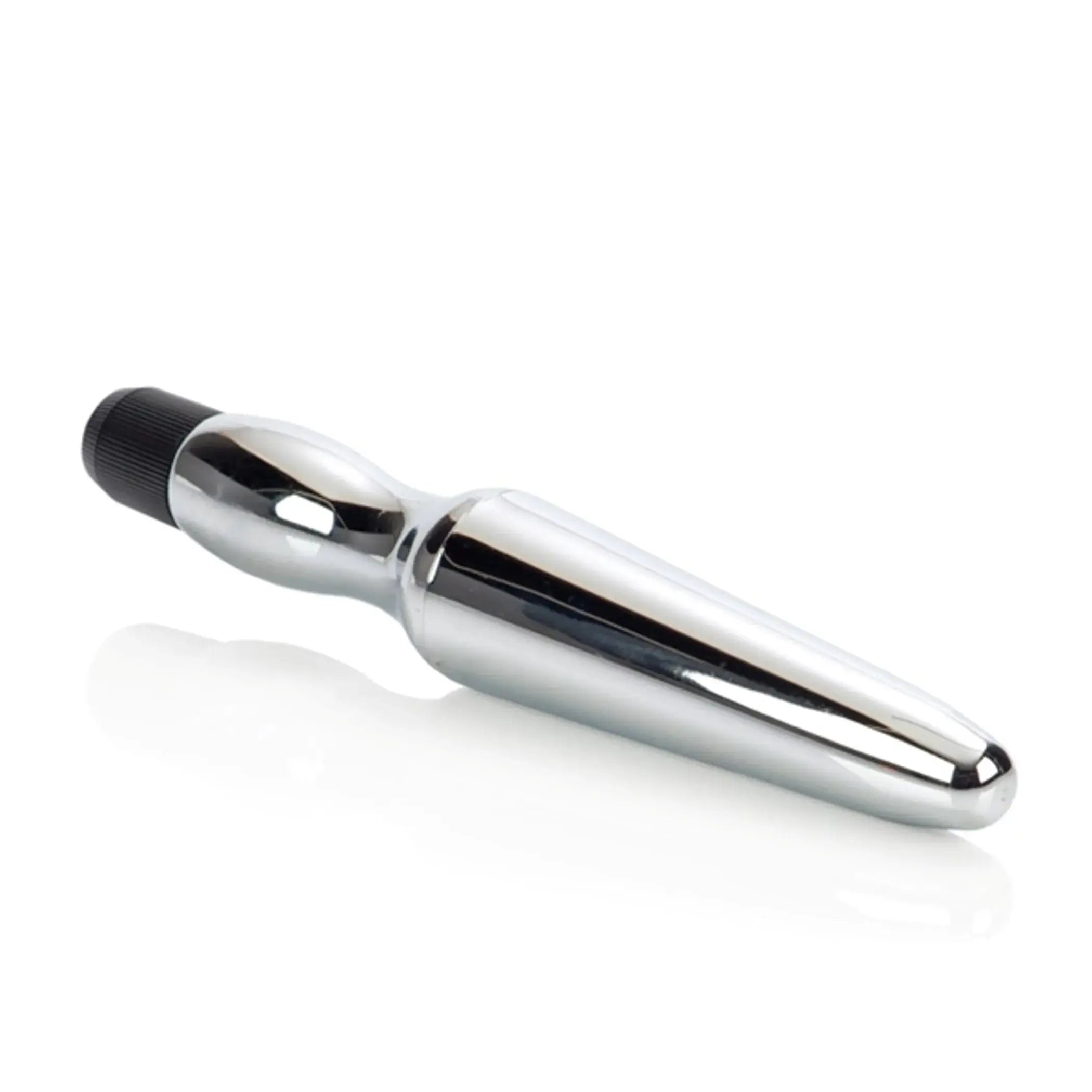 Vibrating Waterproof Anal Probe Silver California Exotic Novelties