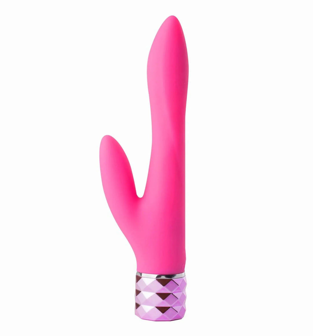 Victoria Rechargeable Silicone Dual Vibrator Neon Pink Maia Toys