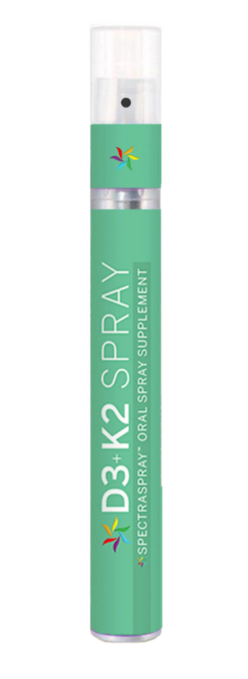 Vitamin D3 + K2 Oral Spray Vitamin by SpectraSpray SpectraSpray Global