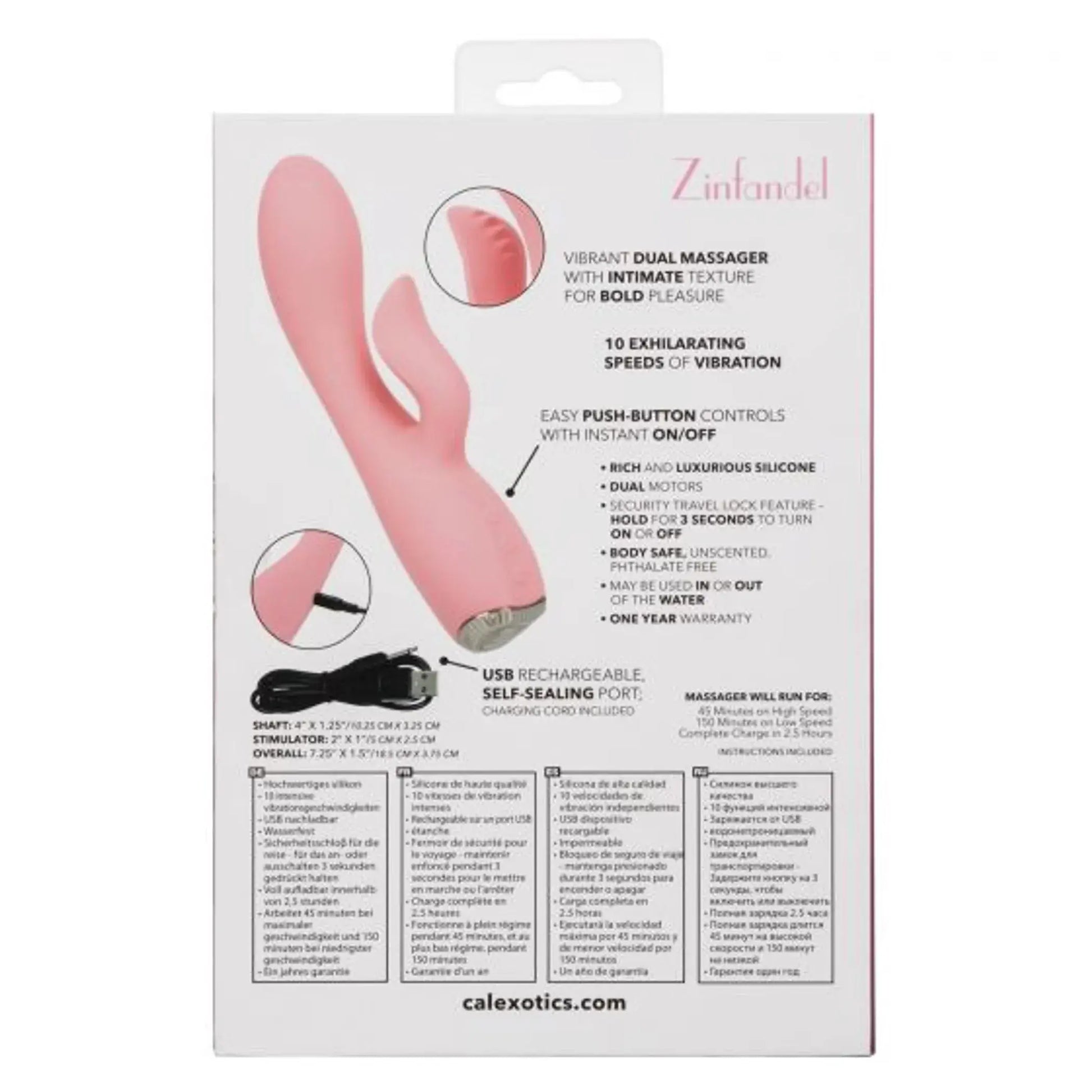 WD Uncorked Zinfandel Pink Vibrator California Exotic Novelties