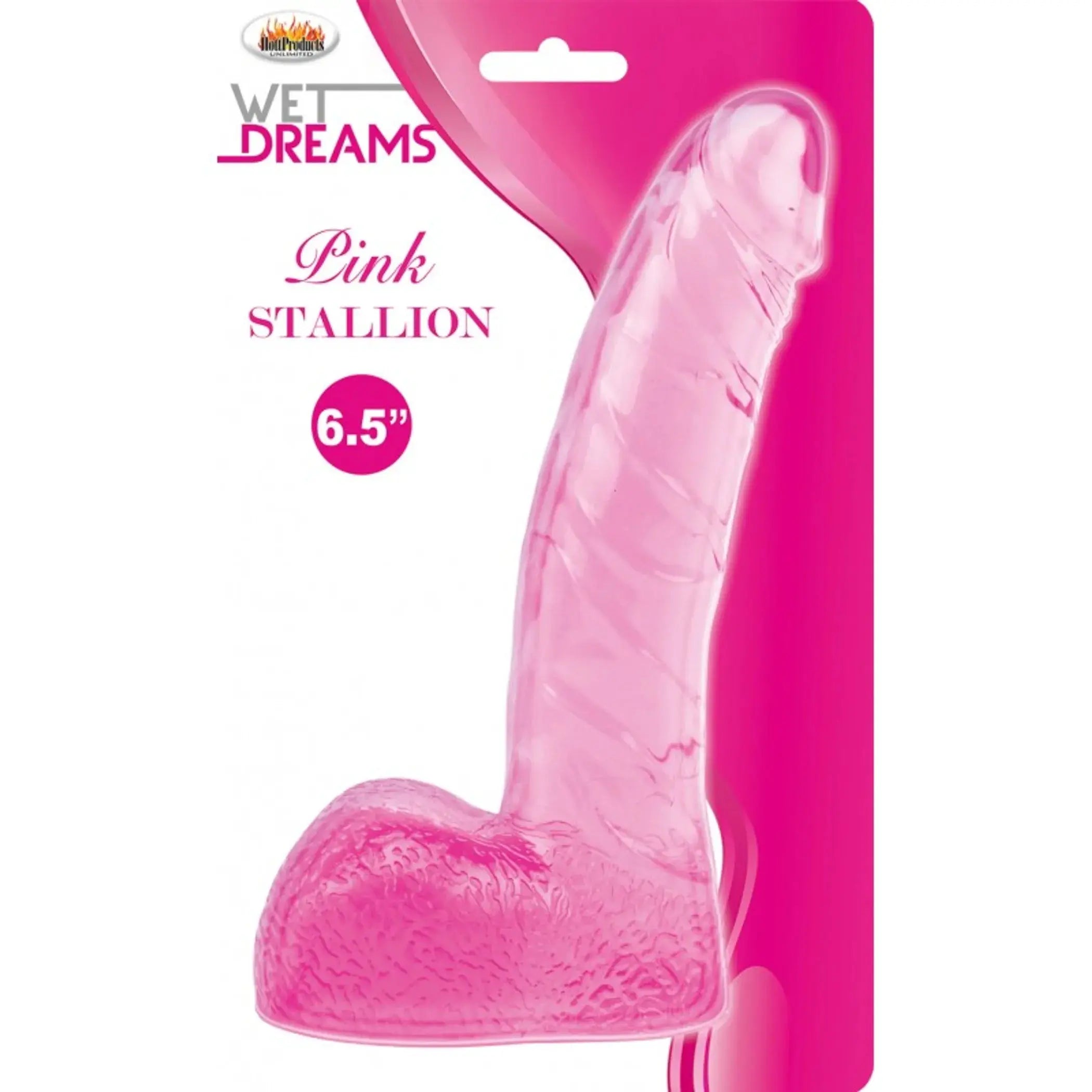 WET DREAMS PINK STALLION 6.5 DILDO " HOTT Products