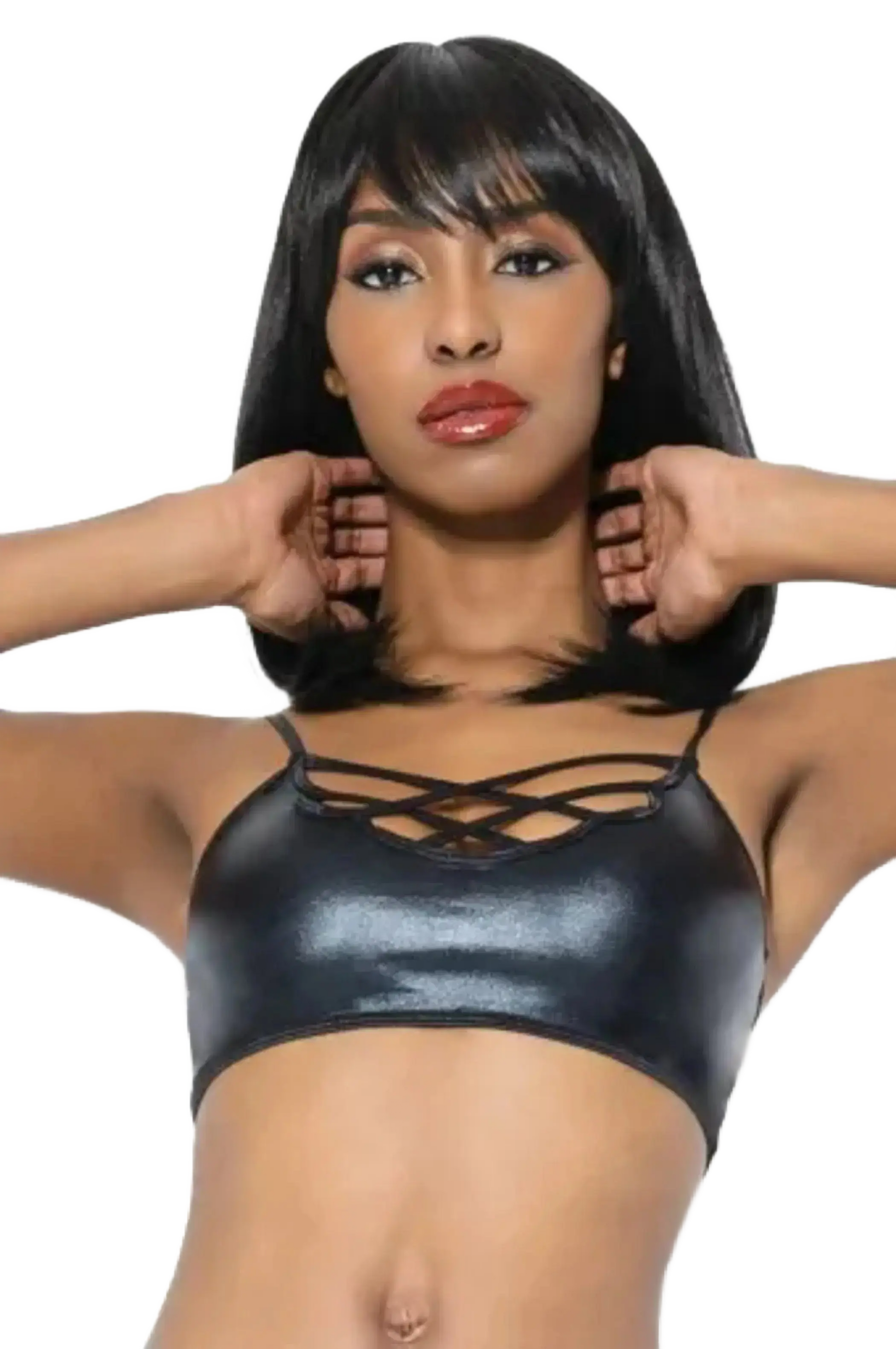 Coquette Wetlook Bralette Coquette