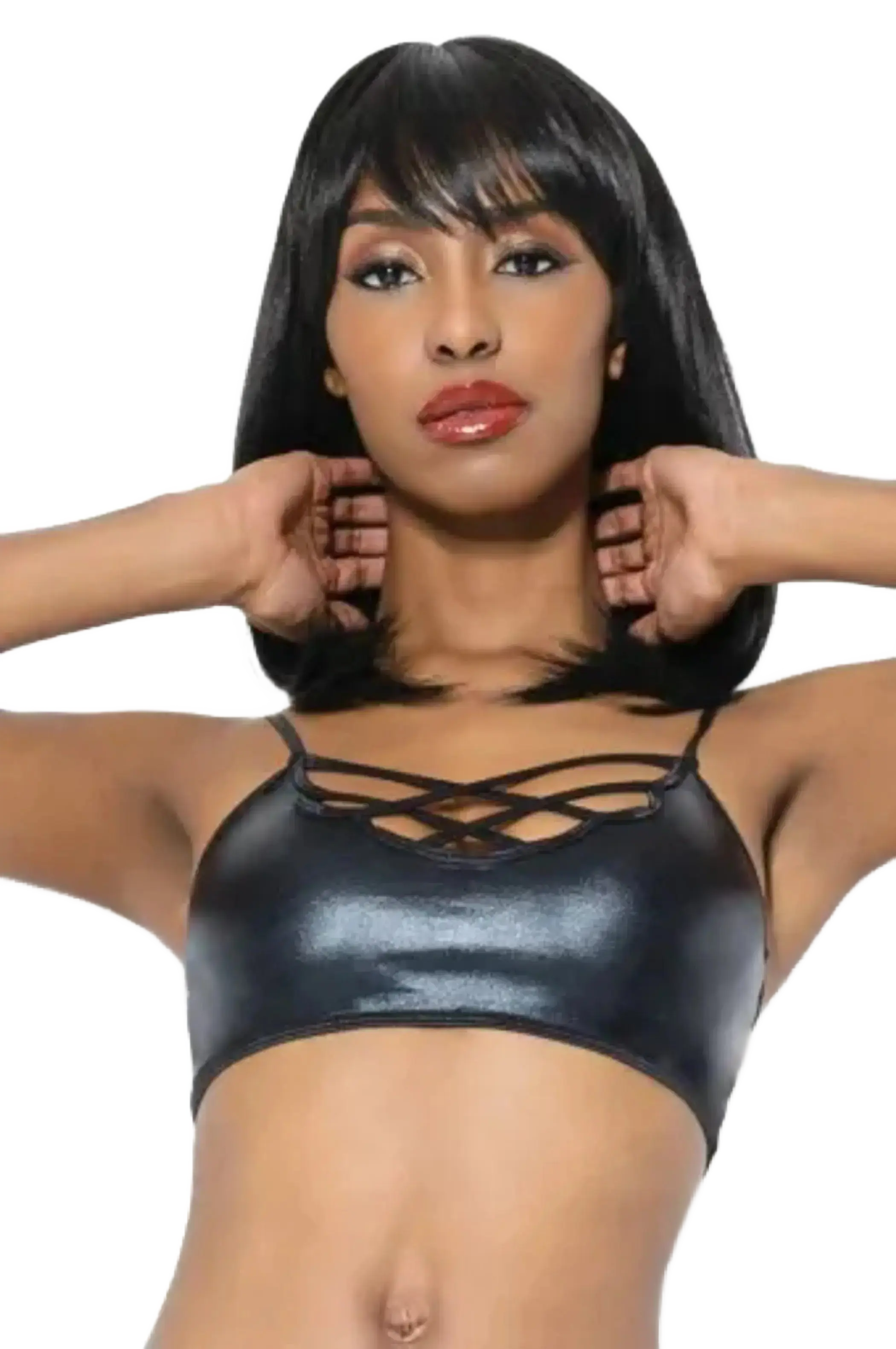 Coquette Wetlook Bralette Coquette