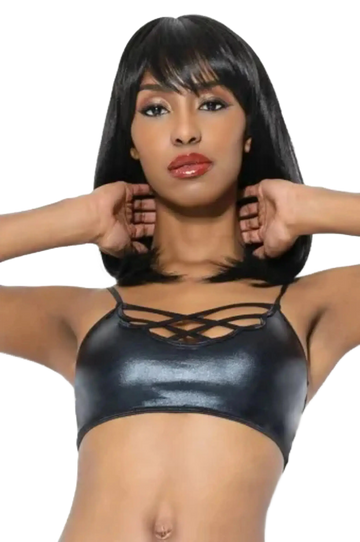 Coquette Wetlook Bralette Coquette