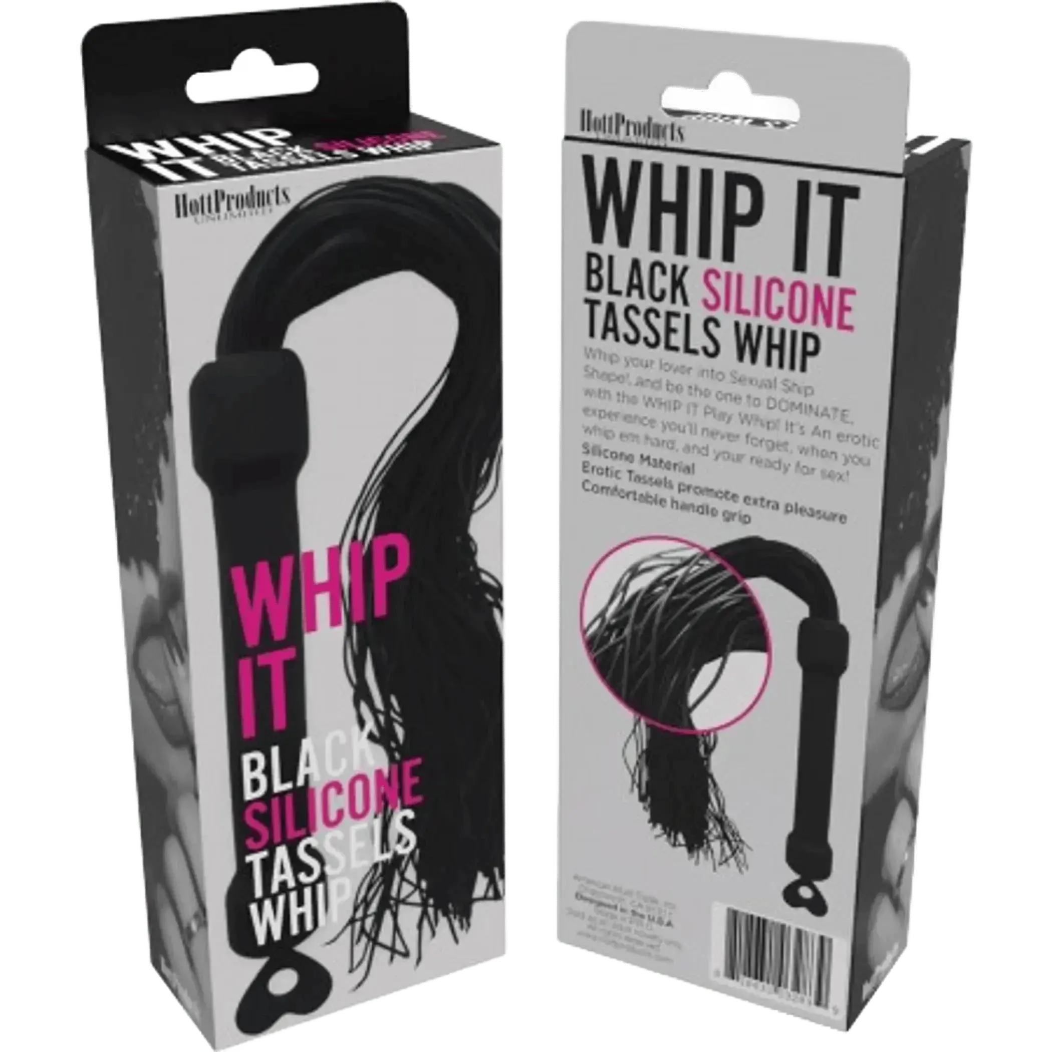 WHIP IT BLACK PLEASURE WHIP W/ TASSELS HOTT Products