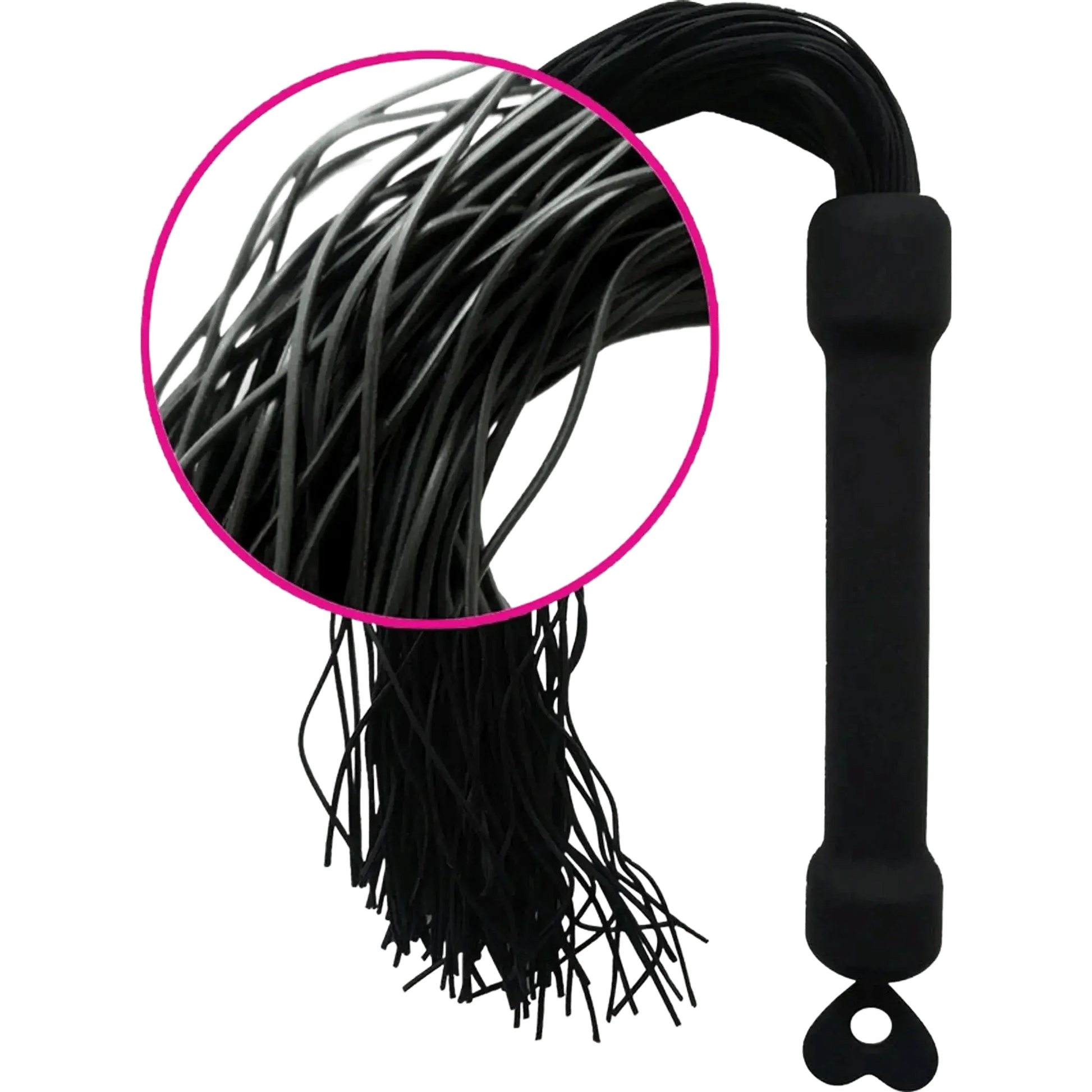 WHIP IT BLACK PLEASURE WHIP W/ TASSELS HOTT Products