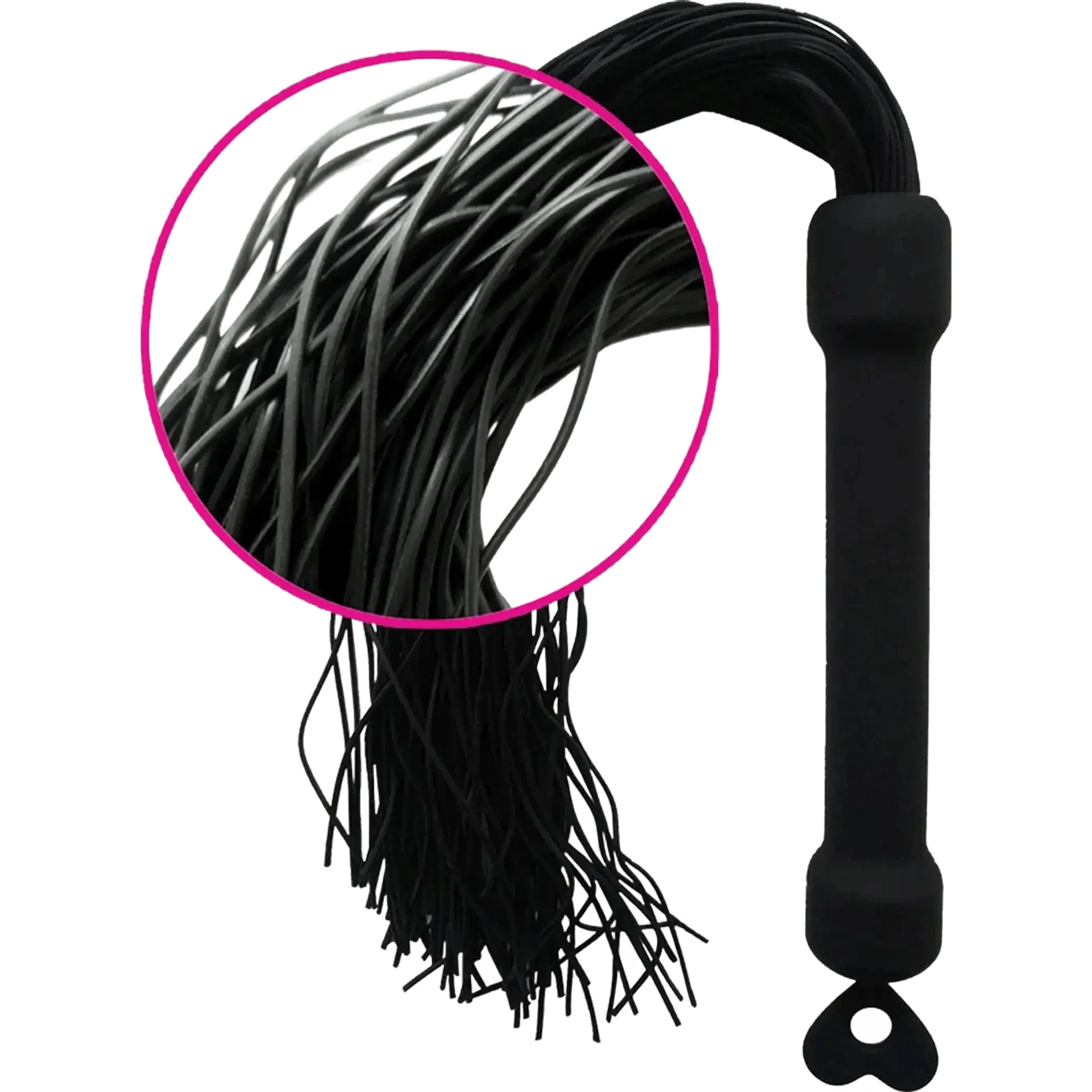 WHIP IT BLACK PLEASURE WHIP W/ TASSELS HOTT Products