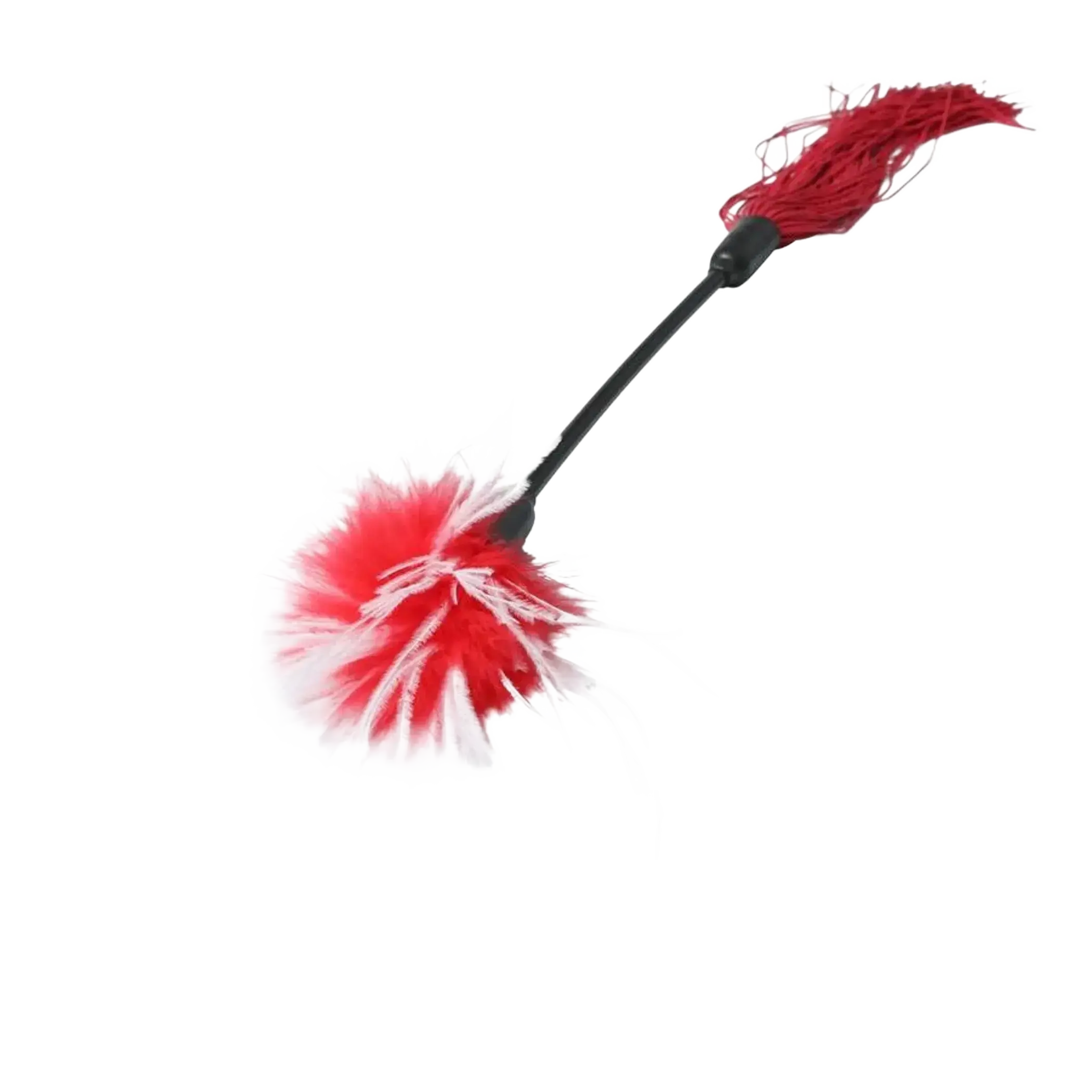 SEX & MISCHIEF WHIPPER TICKLER RED & WHITE Sport Sheets